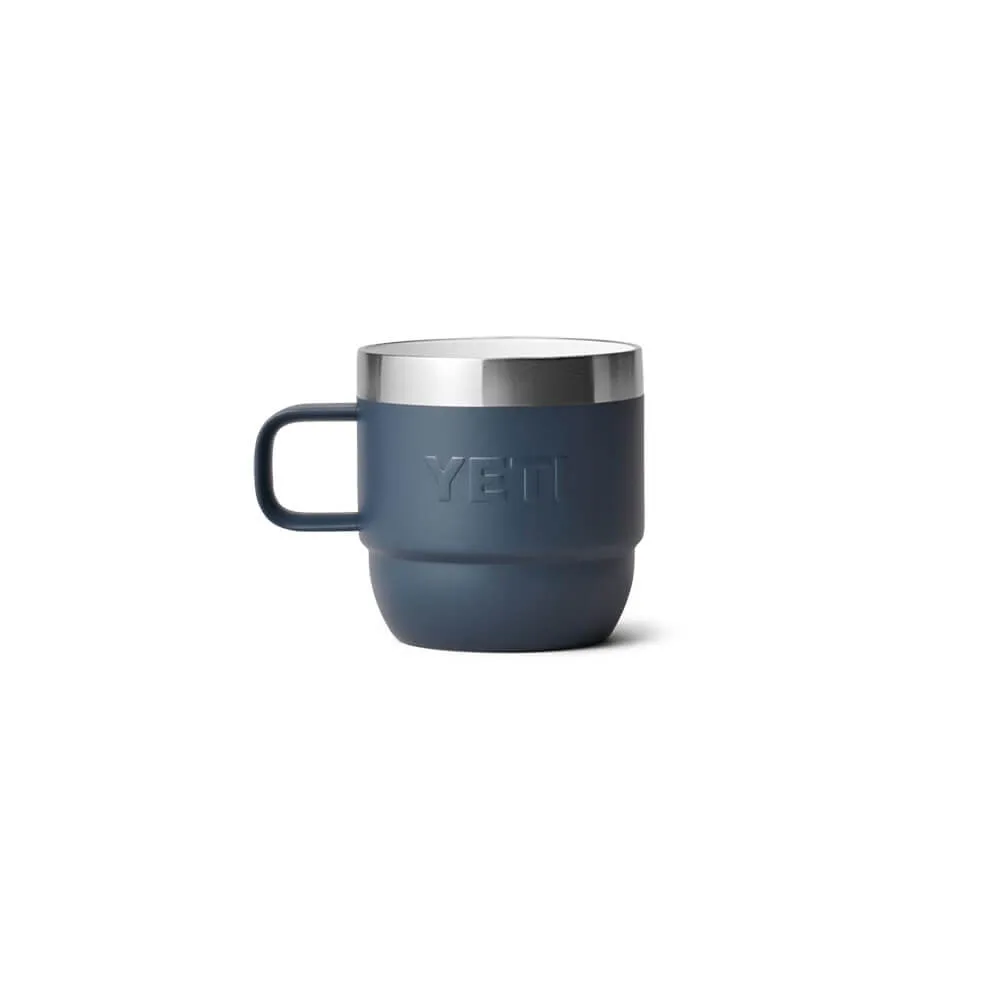 21071501864 TAZA RAMBLER 6oz STACKABLE 2 PIEZAS MARINO MARCA YETI