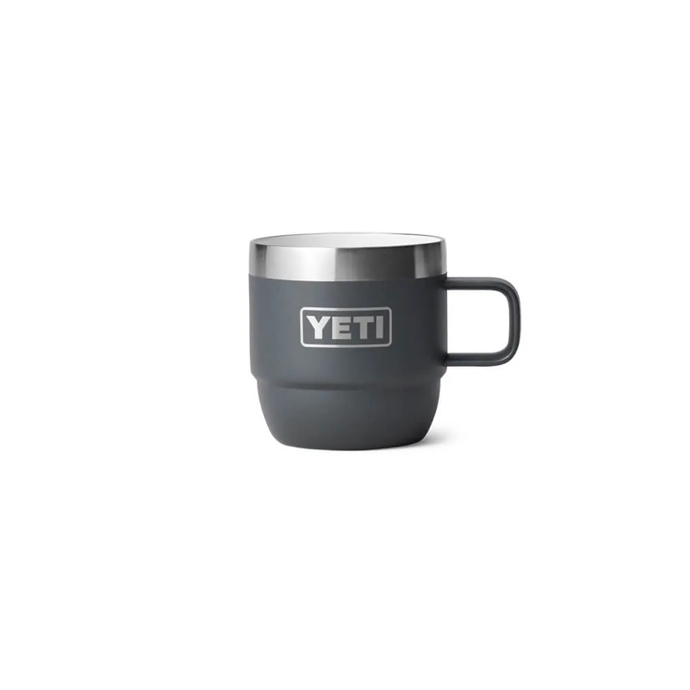 21071501865 TAZA RAMBLER 6oz STACKABLE 2 PIEZAS CHARCOAL MARCA YETI