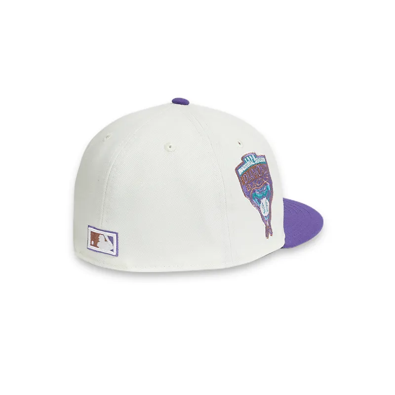 [70665607] Arizona Diamondbacks 98 Inaugural White 59FIFTY Men's Fitted Hat