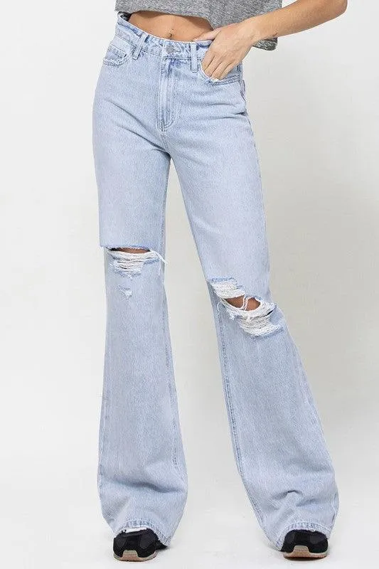 90S Vintage Flare Jeans