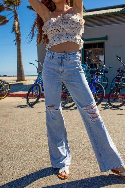 90S Vintage Flare Jeans