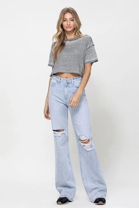 90S Vintage Flare Jeans