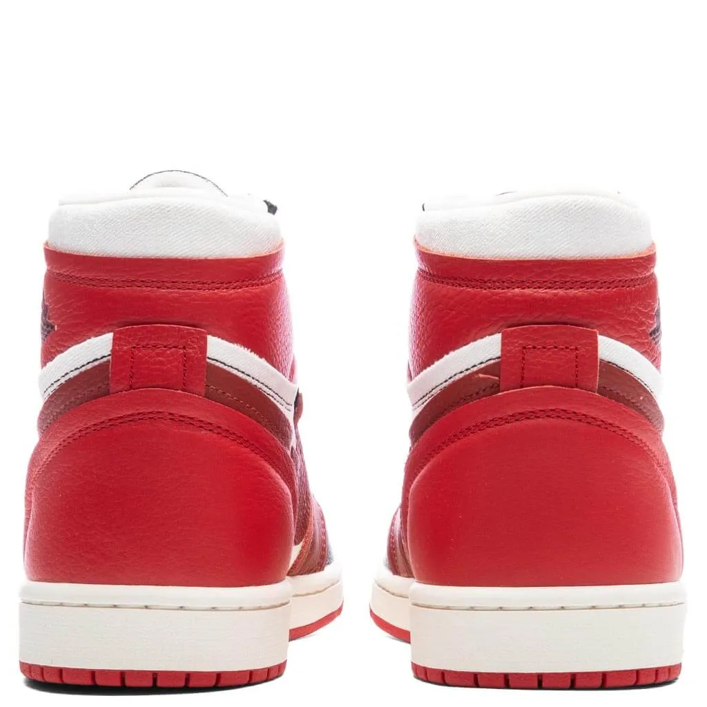 Air Jordan 1 High MM Women's - Sport Red/Dune Red/Black