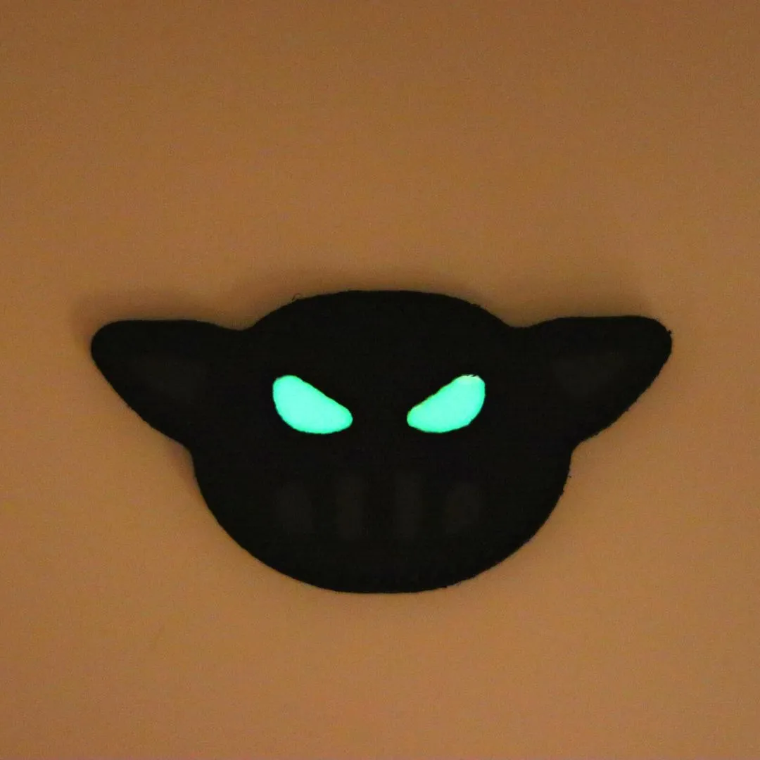 Angry Yoda - Glow in the Dark Velcro Patch