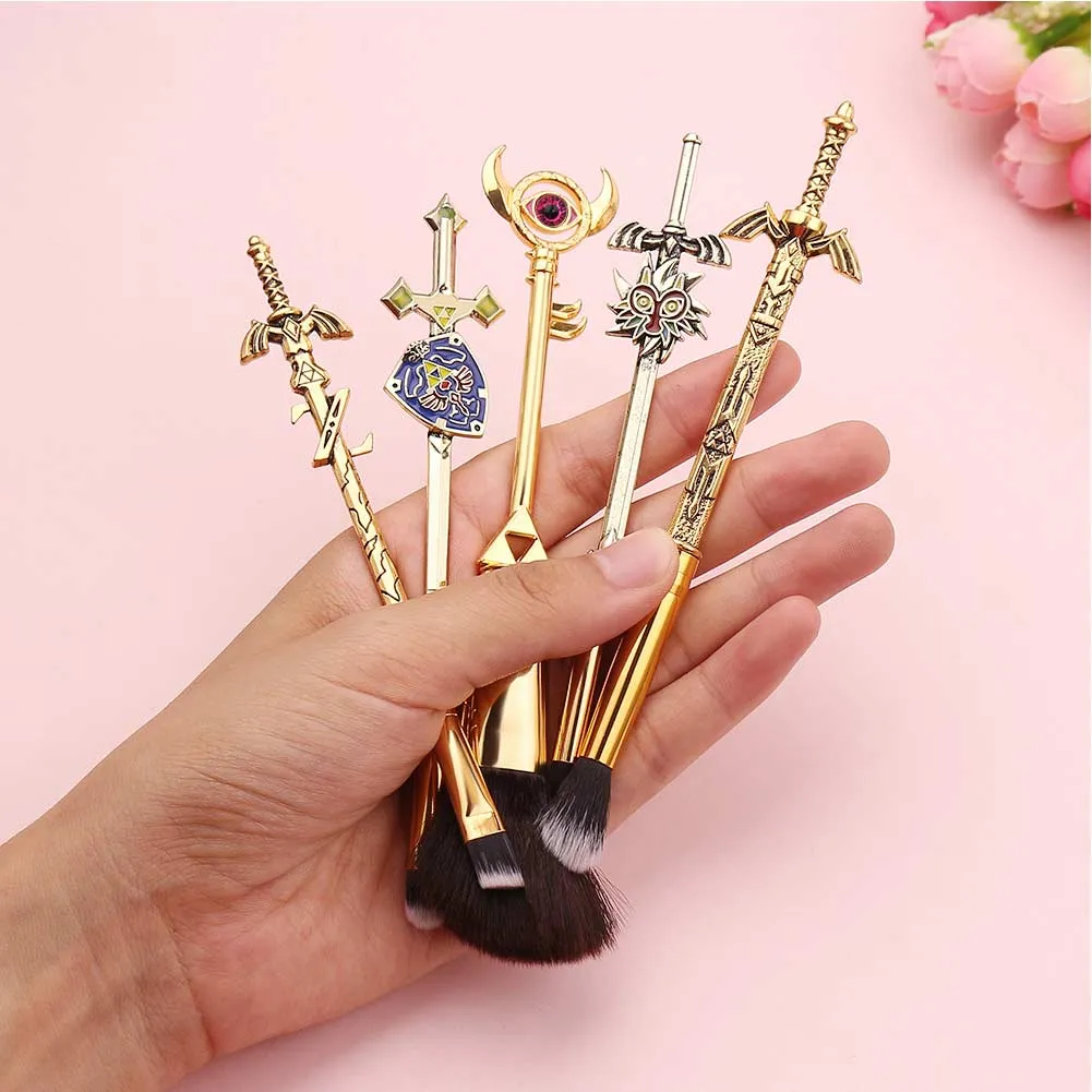 AnimeThe Legend of Zelda Cosplay Makeup Brushes Izuku Midoriya Eyeshadow Eyebrow Cosmetic Brush Tools Toys Gifts