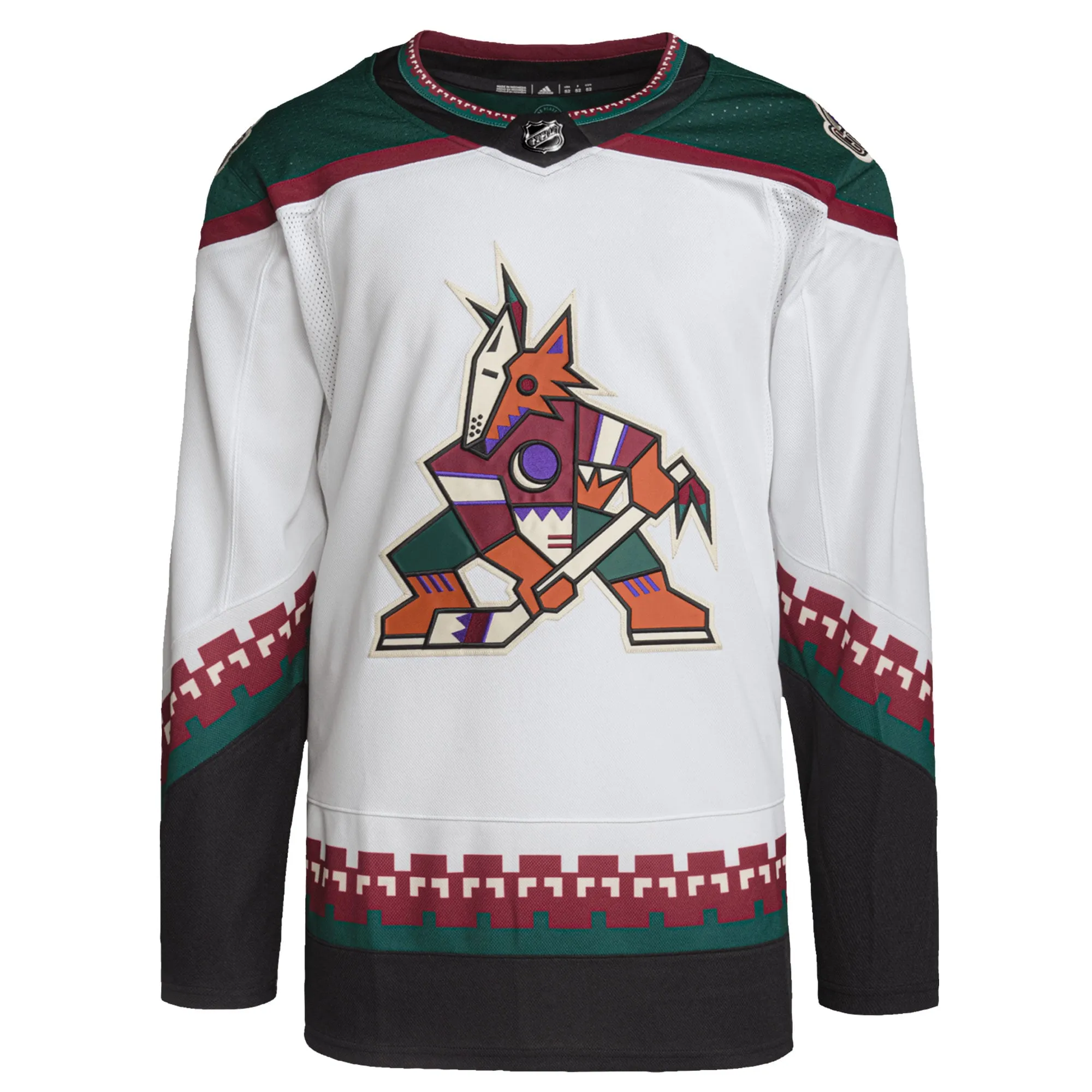 Arizona Coyotes adidas Away Primegreen Authentic Pro Blank Jersey - White