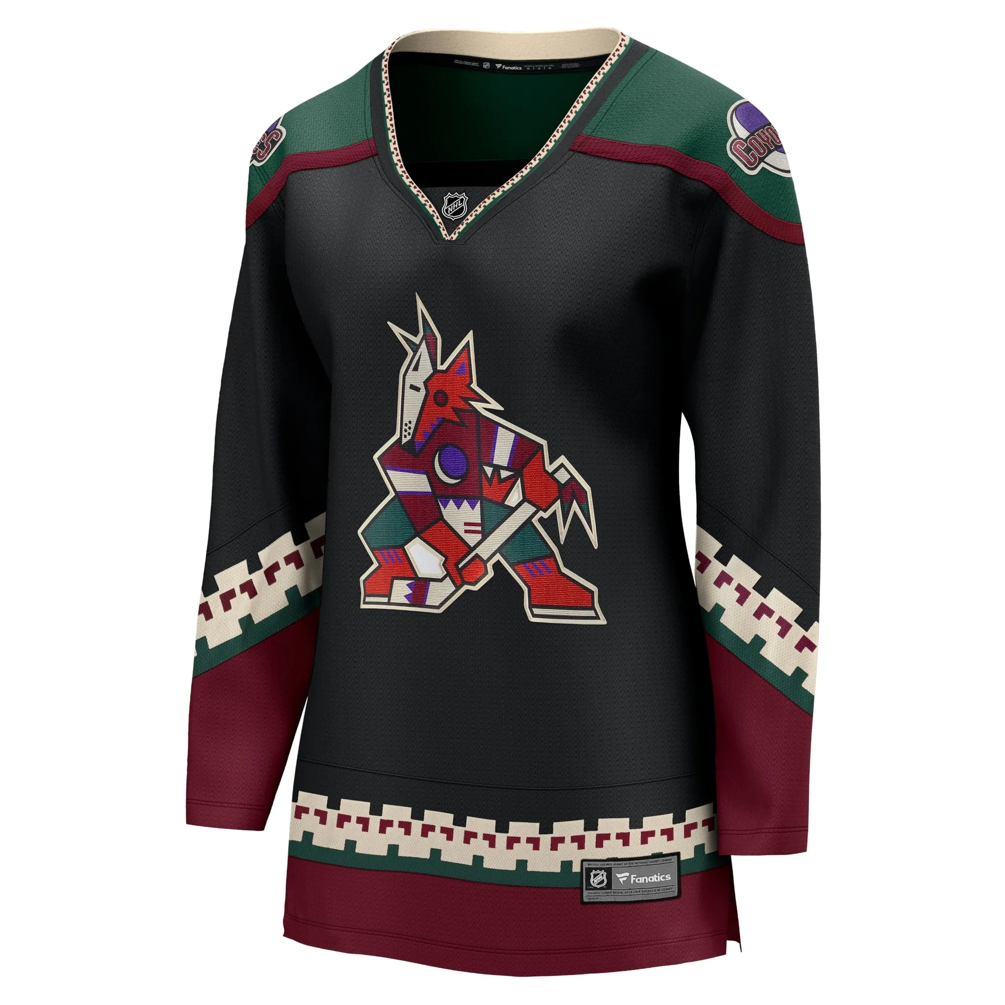 Arizona Coyotes Fanatics Branded Women's 2021/22 Home Breakaway Jersey - Black