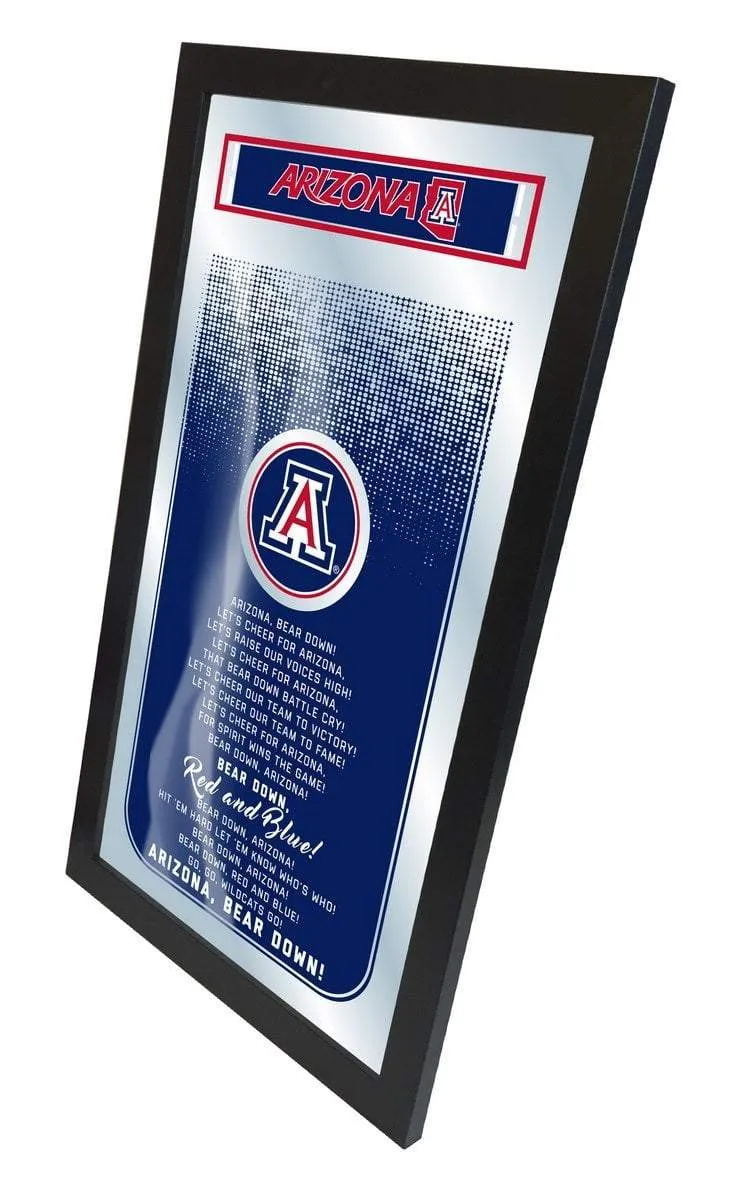 Arizona Wildcats Holland Bar Stool Co. Fight Song Mirror (26" x 15")