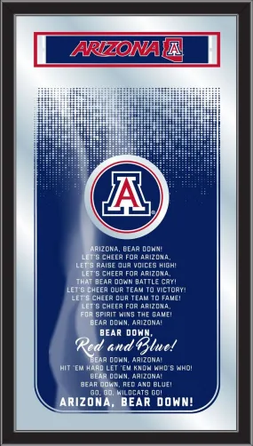 Arizona Wildcats Holland Bar Stool Co. Fight Song Mirror (26" x 15")