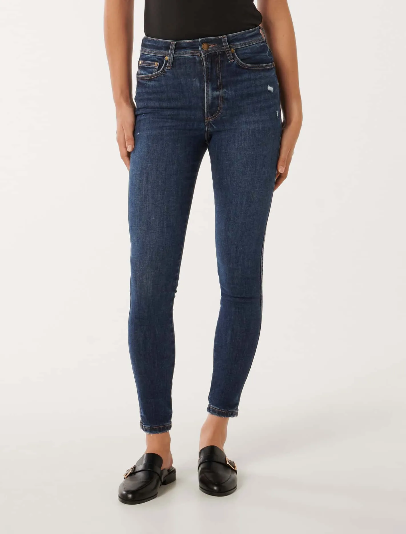 Ashley Mid-Rise Skinny Jeans