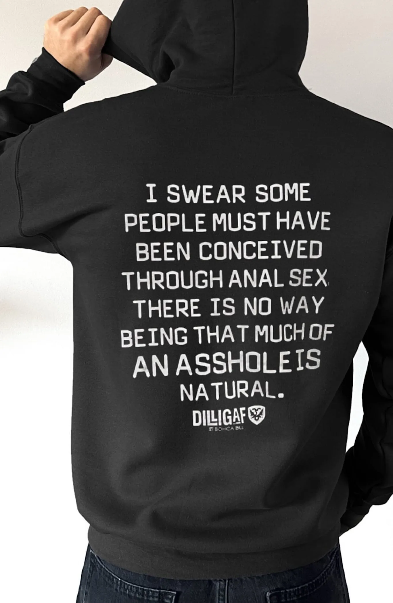 Assholes aren’t Natural Unisex Hoody