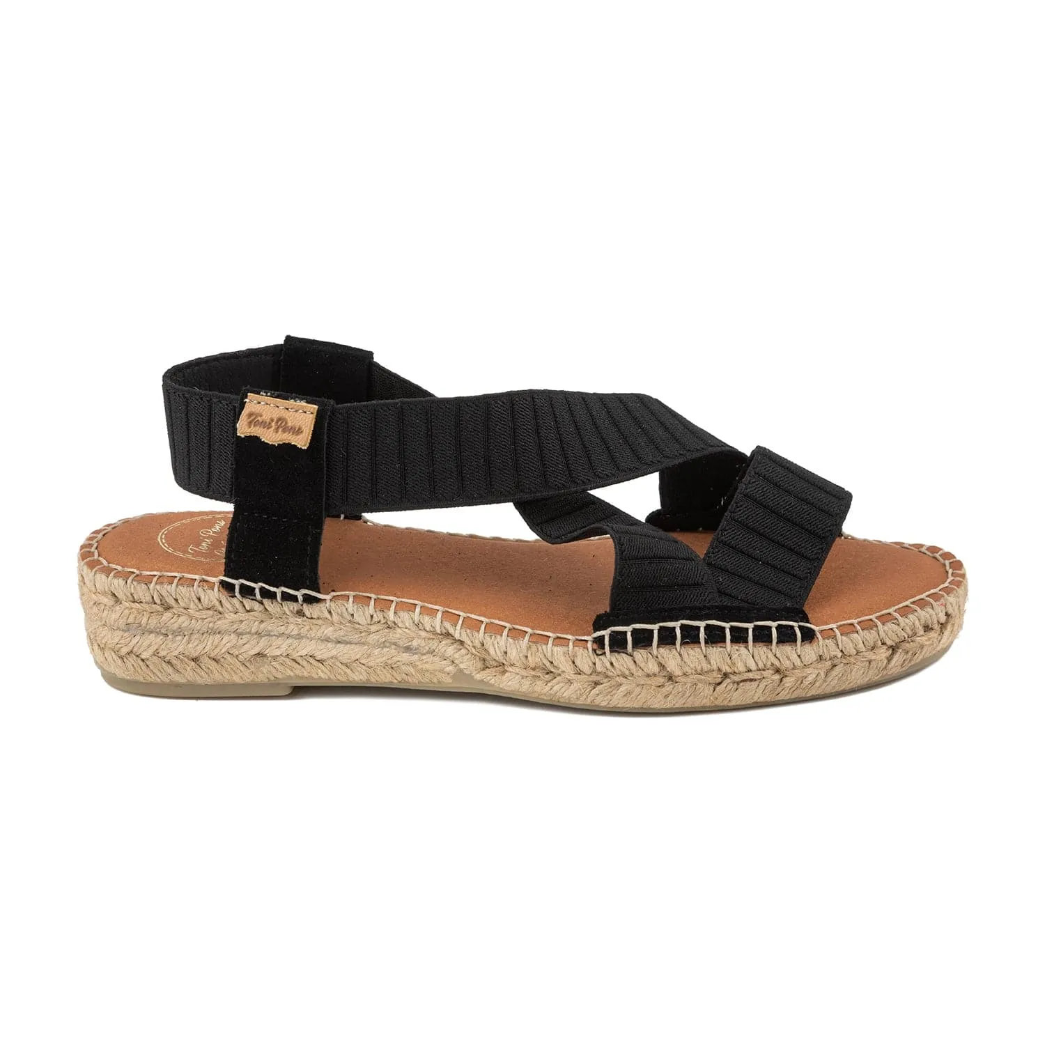 Basic Cotton Blend Wedge Espadrille for Women - Eire-TR