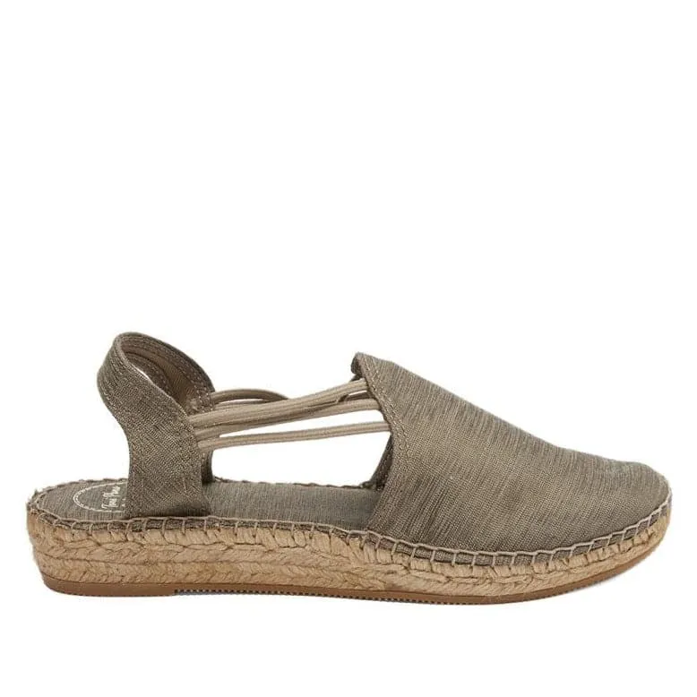 Basic Cotton Blend Wedge Espadrille for Women - Neus