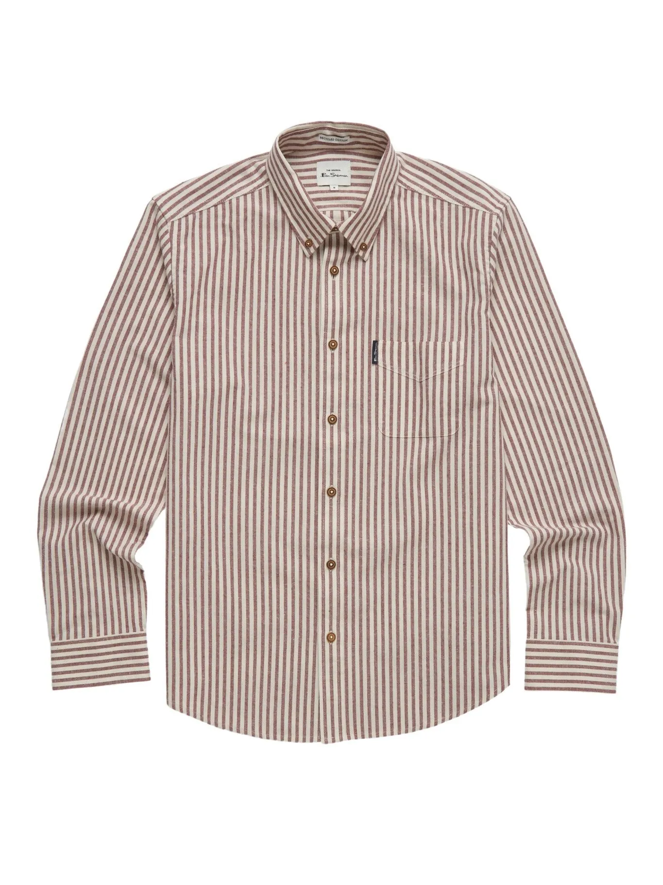 Ben Sherman Mens Oxford Stripe Shirt