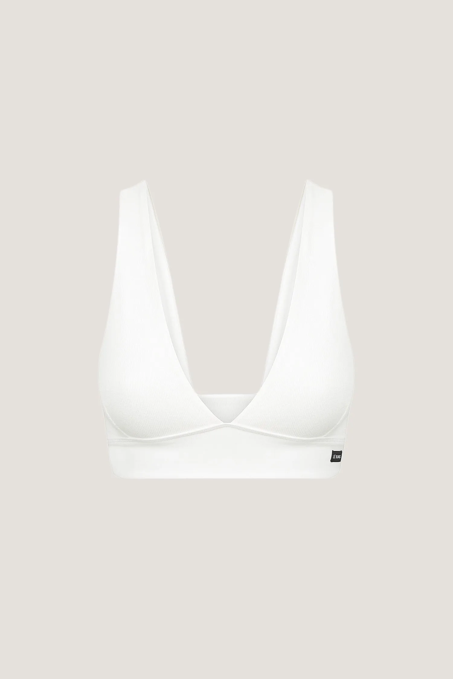 BERTA BRALETTE - IVORY RIB