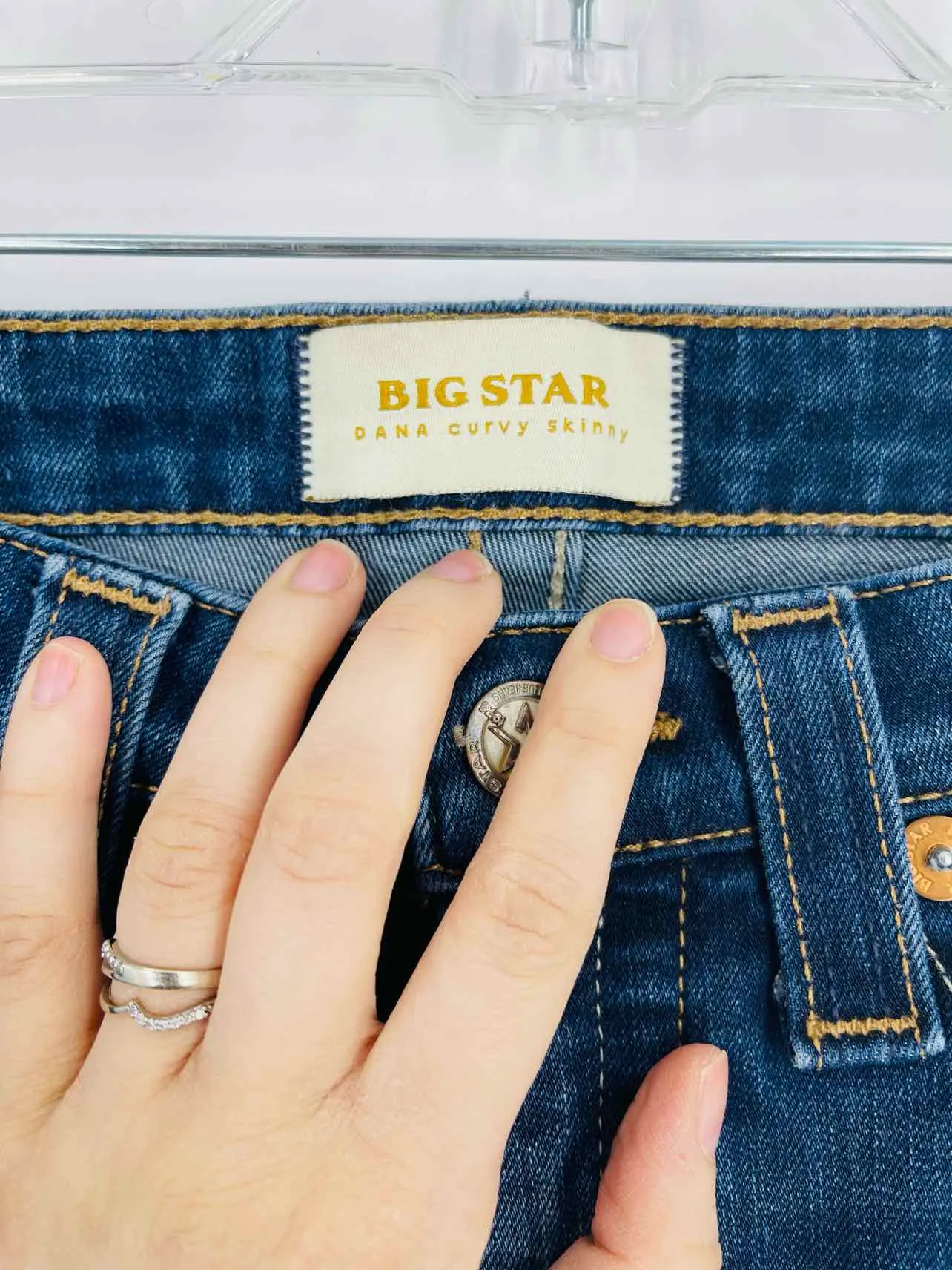 Big Star Size 28=5/6 Dk Denim Premium Denim Jeans