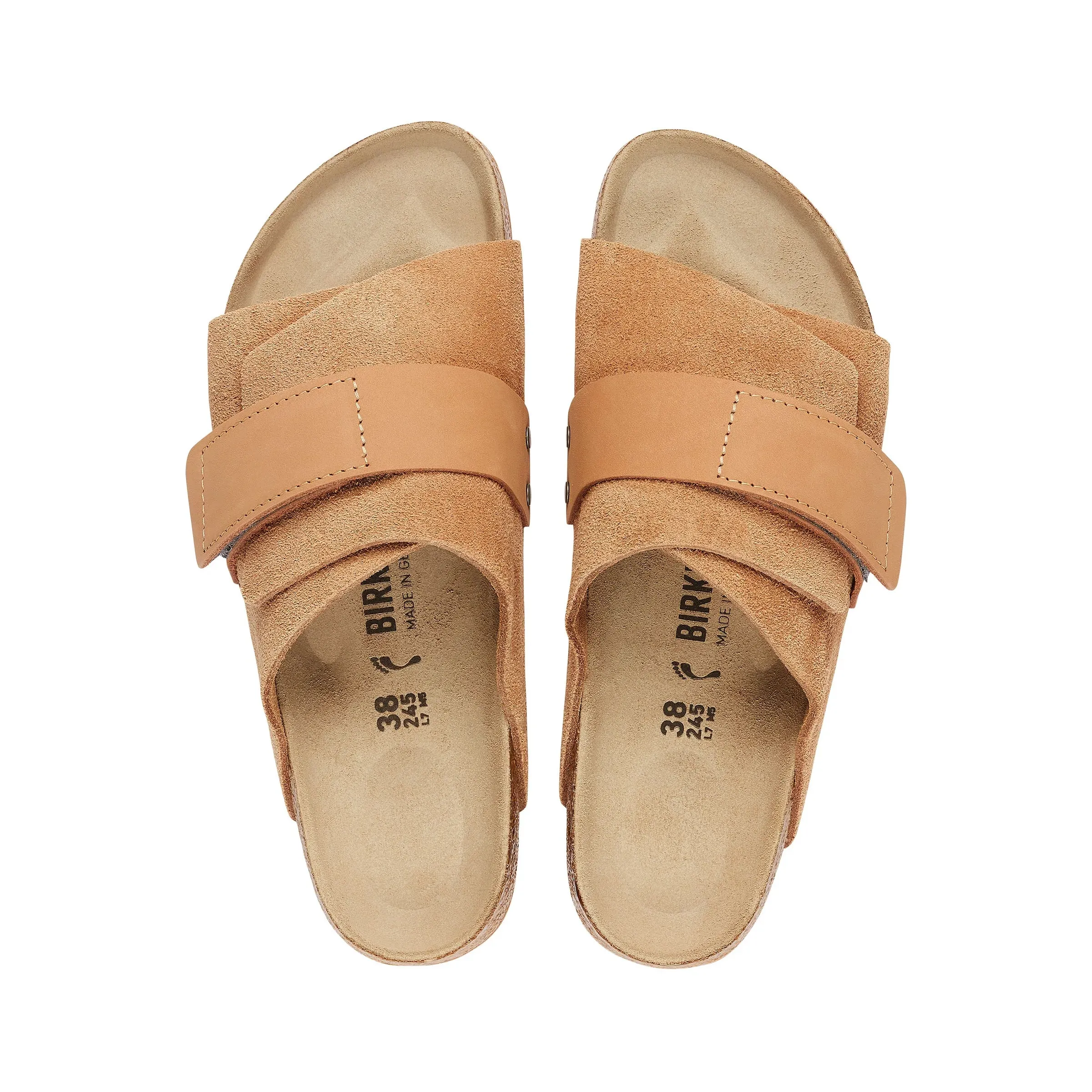 Birkenstock kyoto Narrow Clay Suede Sandals