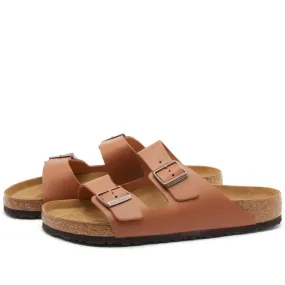 Birkenstock Regular Arizona Ginger Brown Embossed Natural Leather