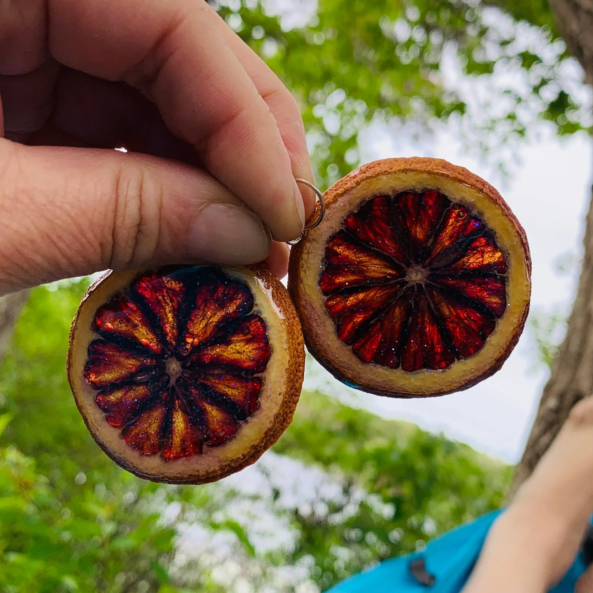 Blood Orange Earrings