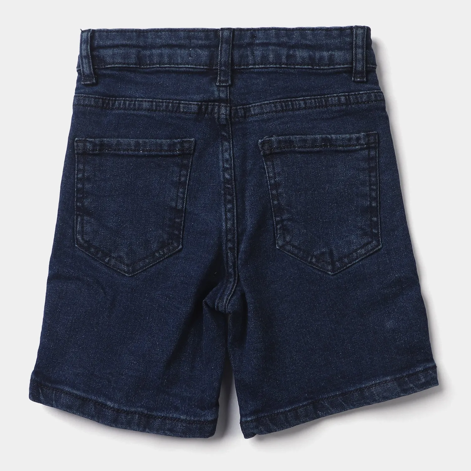 Boys Denim Stretch Short Out Of This World-Mid Blue