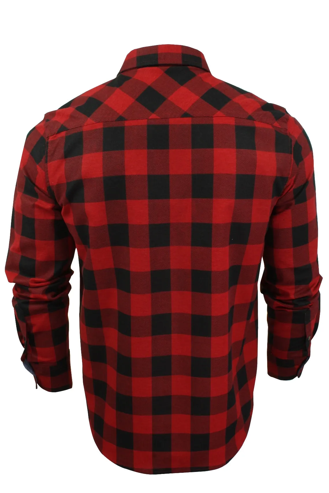 Brave Soul 'Jack' Brushed Flannel Check Shirt - Long Sleeved