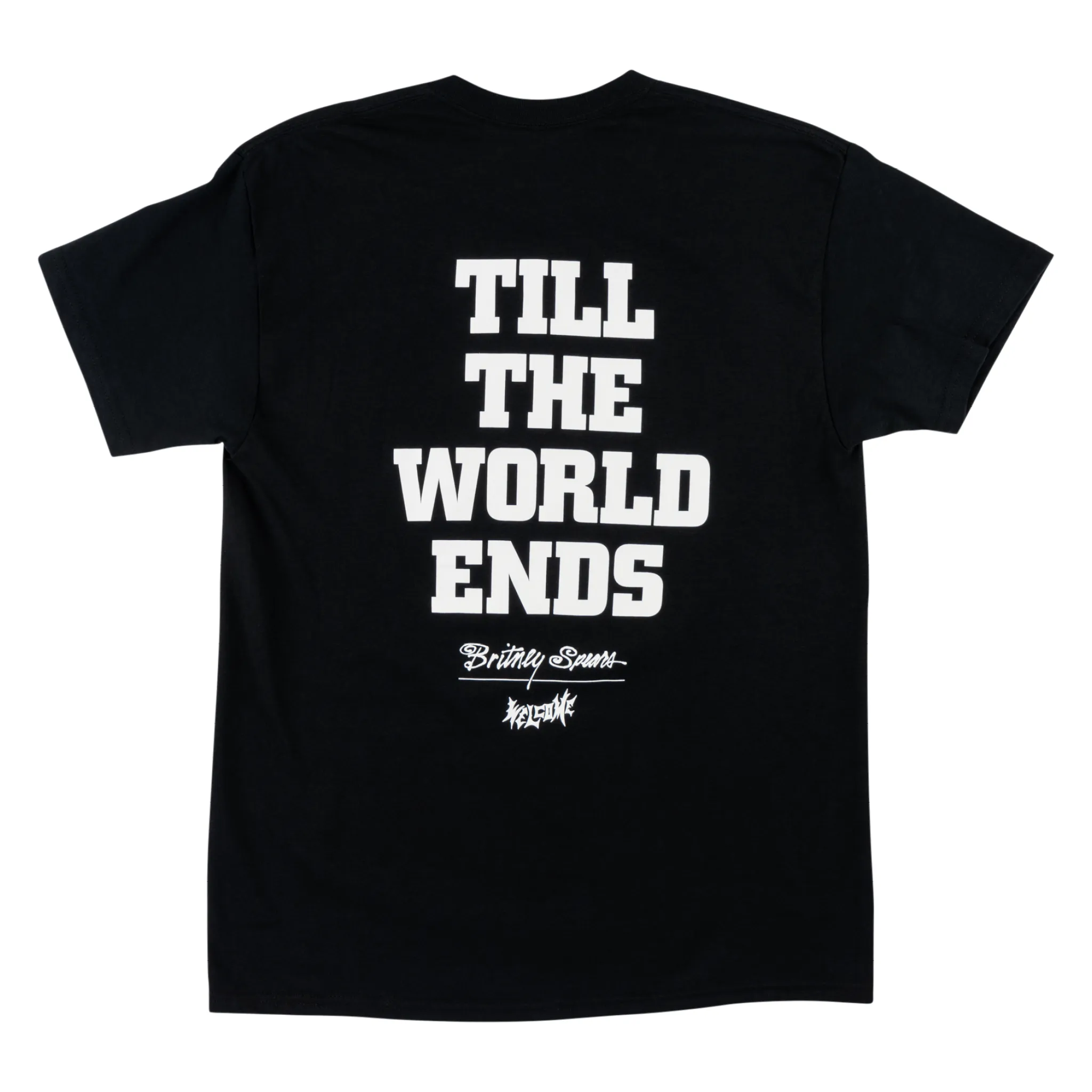 Britney Spears X Welcome - Till the World Ends Tee - Black