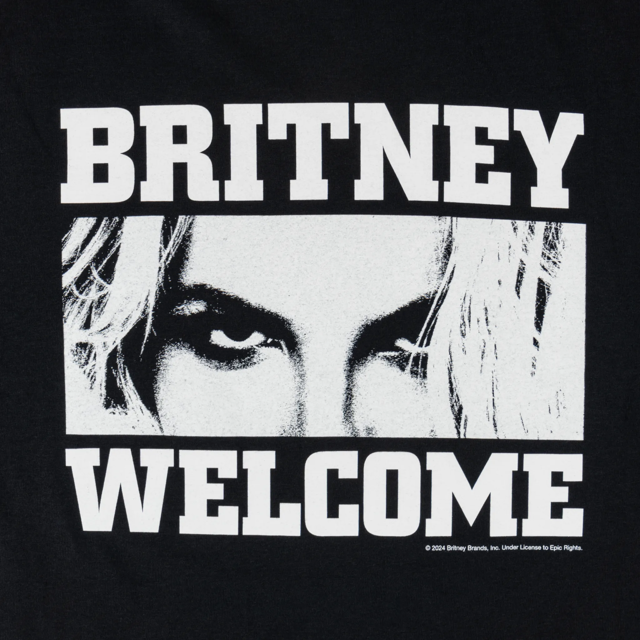 Britney Spears X Welcome - Till the World Ends Tee - Black