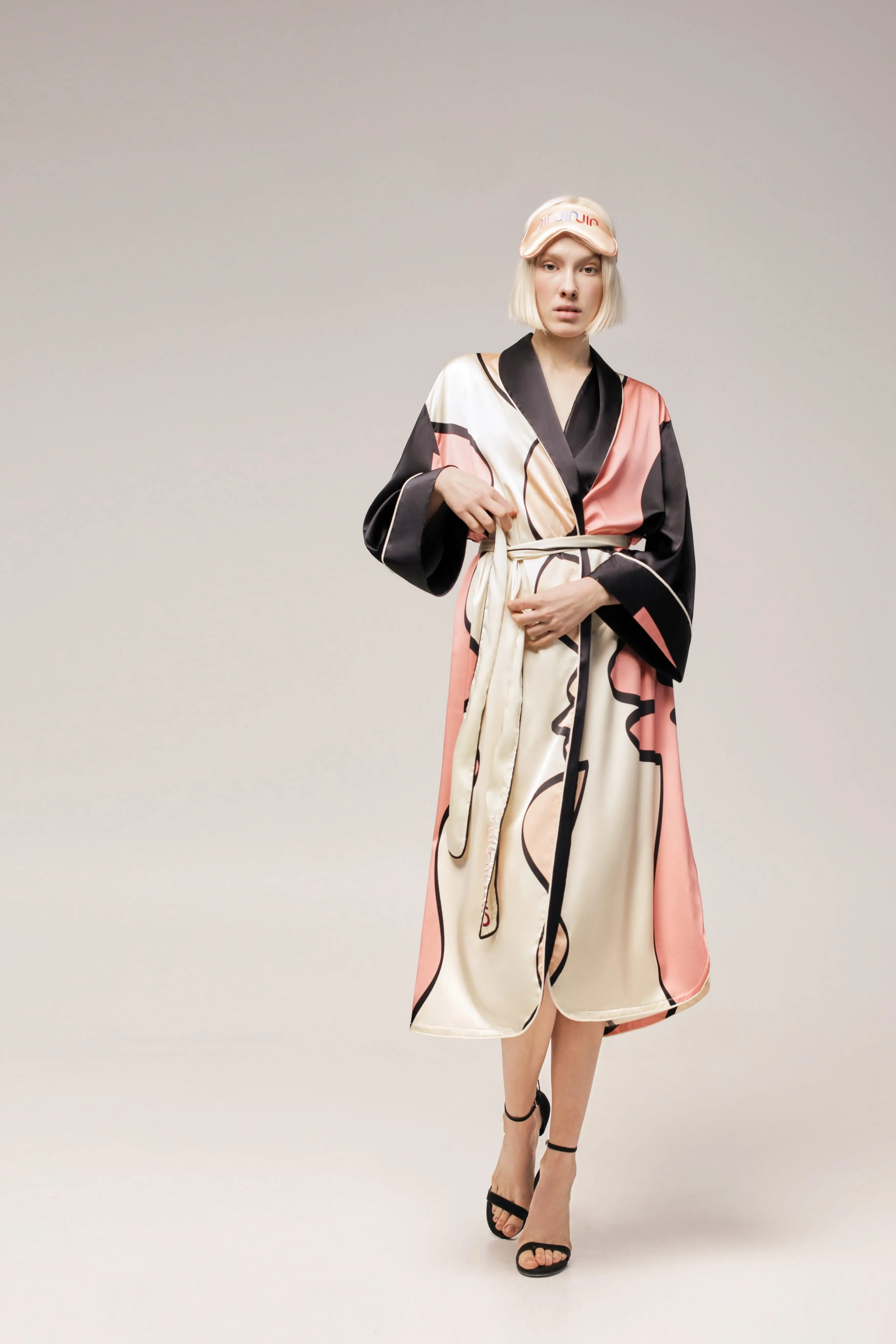 ‘CHROMOSOME’ SILK ROBE