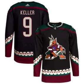 Clayton Keller Arizona Coyotes adidas Home Primegreen Authentic Pro Jersey - Black