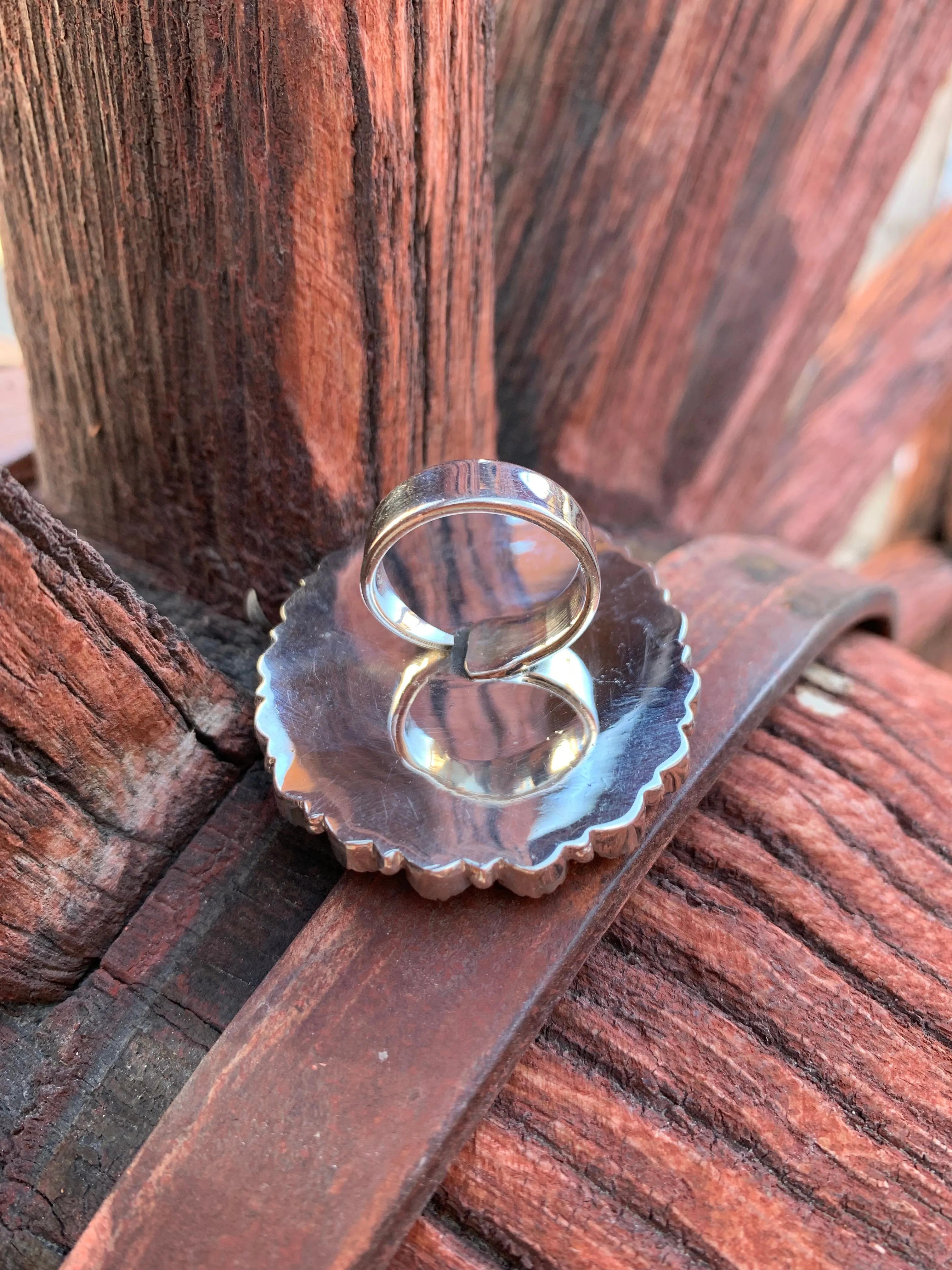 Cluster of Turquoise Adjustable Statement ring