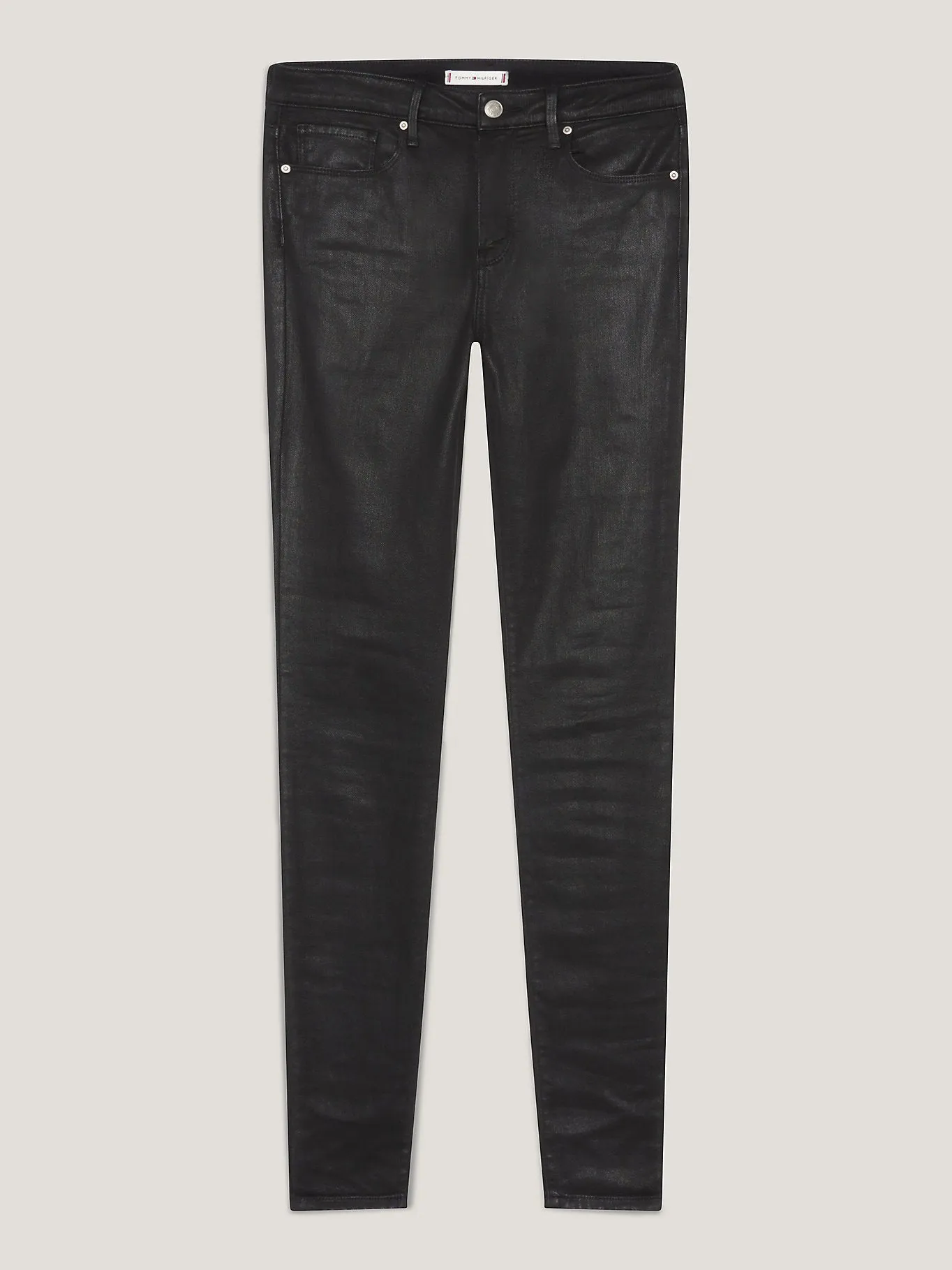 COATED TH FLEX BLACK JEANS