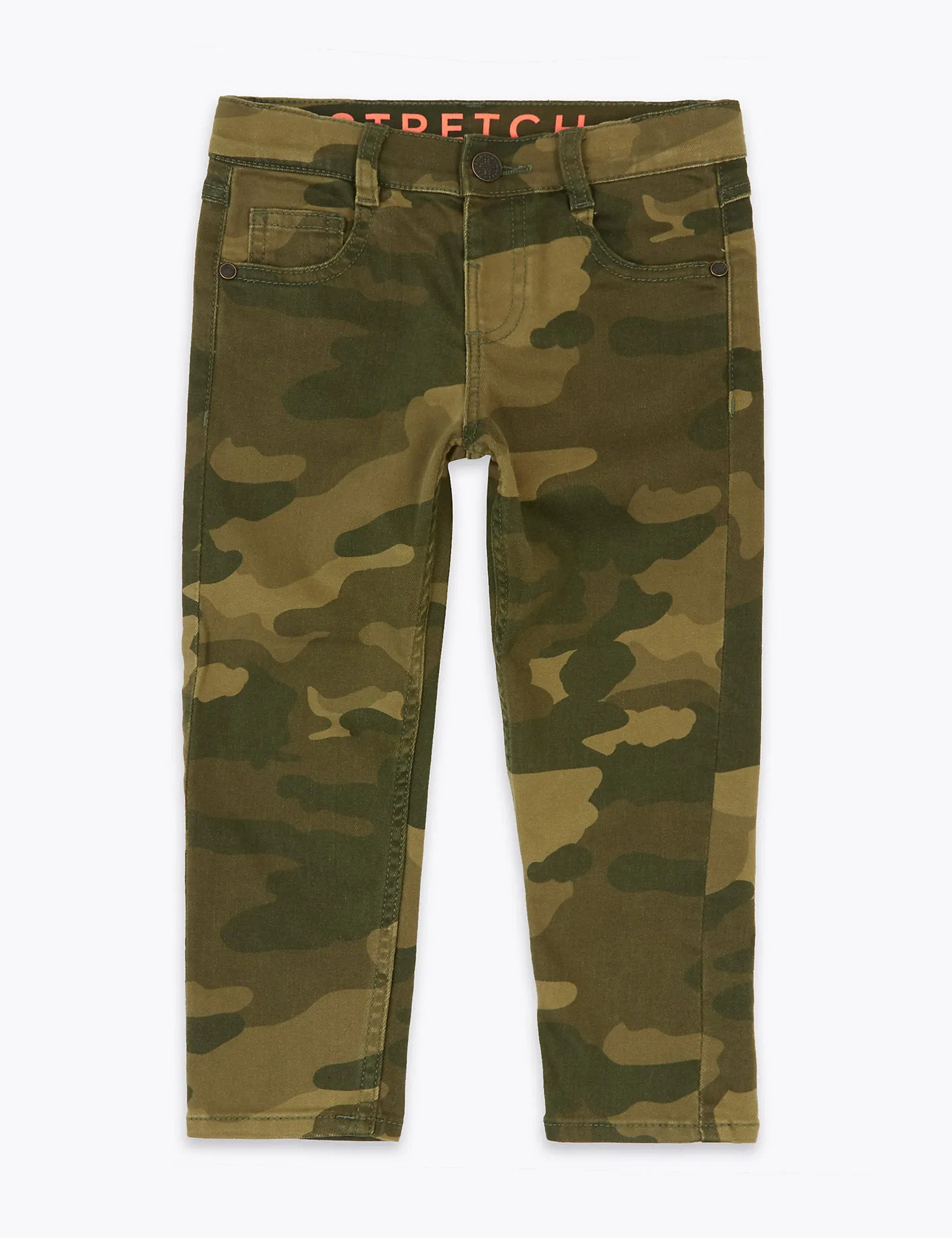 Cotton Camouflage Jeans