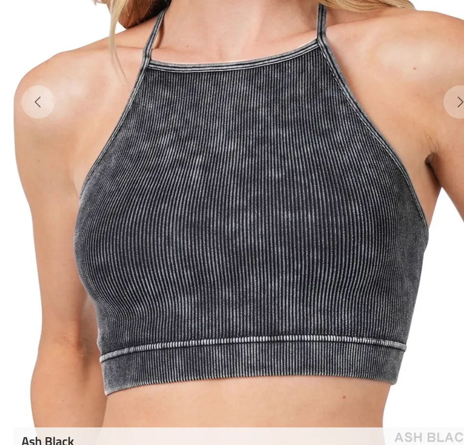 Cropped Tank Cami / Criss Cross