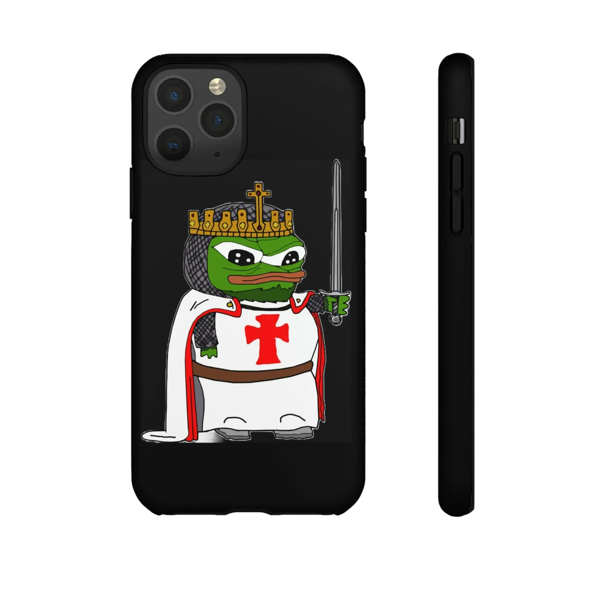 Crusader Pepe Cell Phone Case