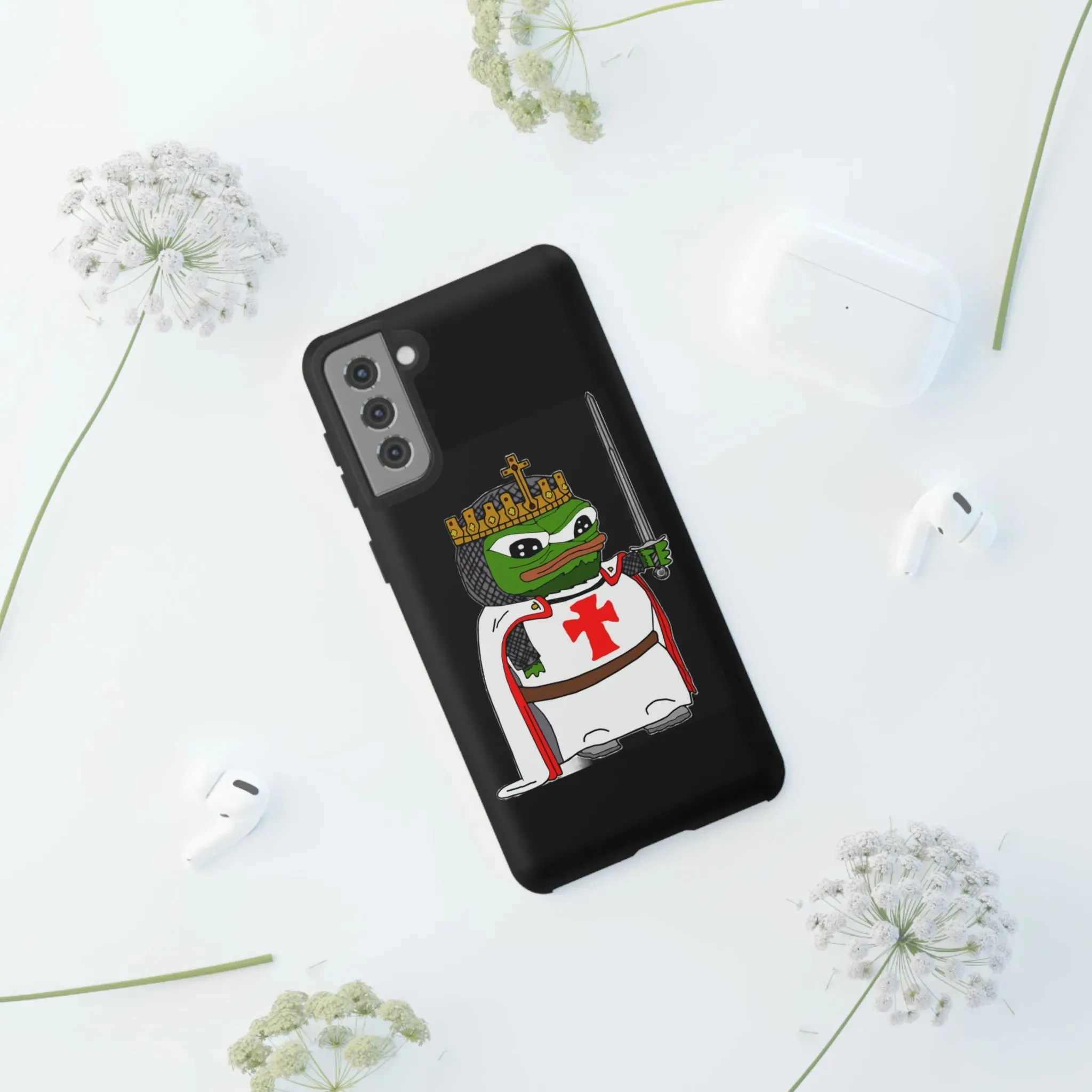 Crusader Pepe Cell Phone Case