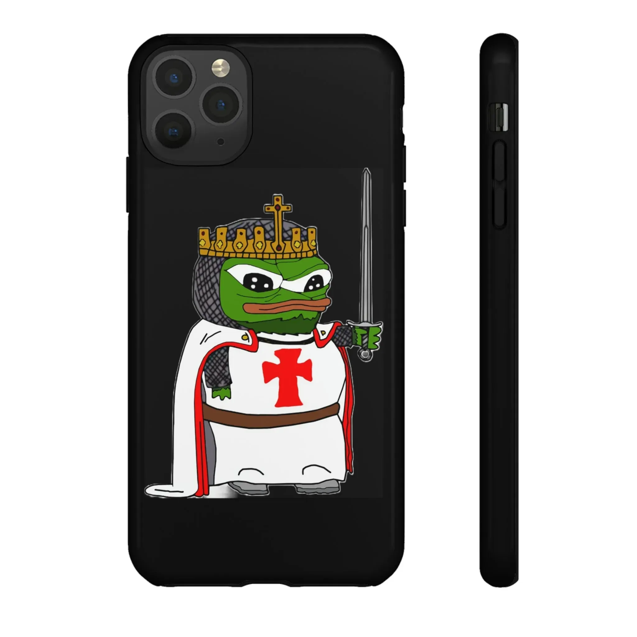 Crusader Pepe Cell Phone Case