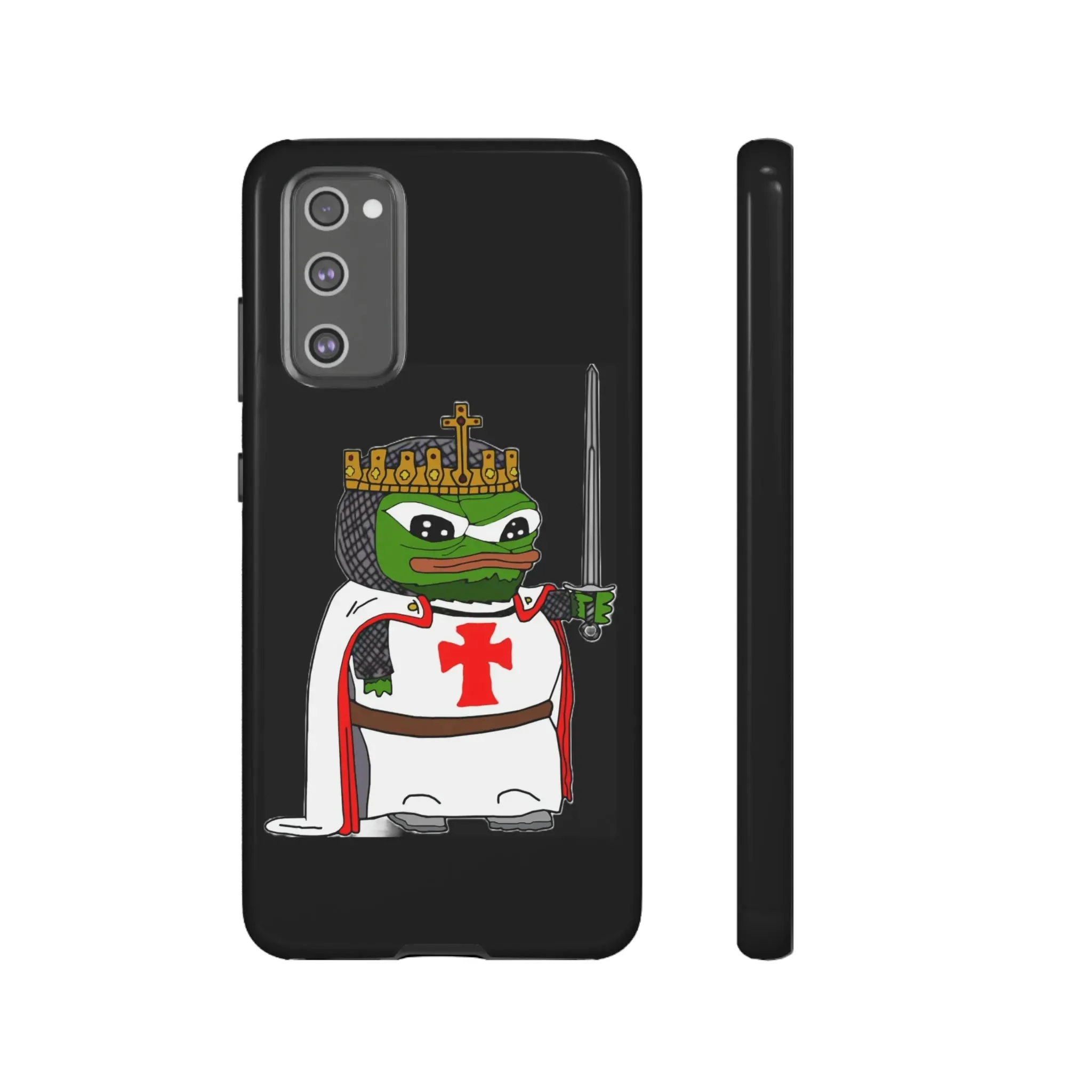 Crusader Pepe Cell Phone Case