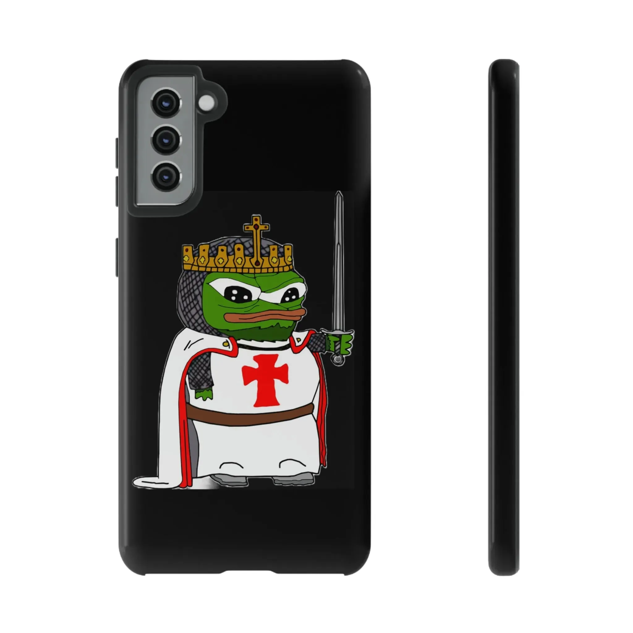 Crusader Pepe Cell Phone Case