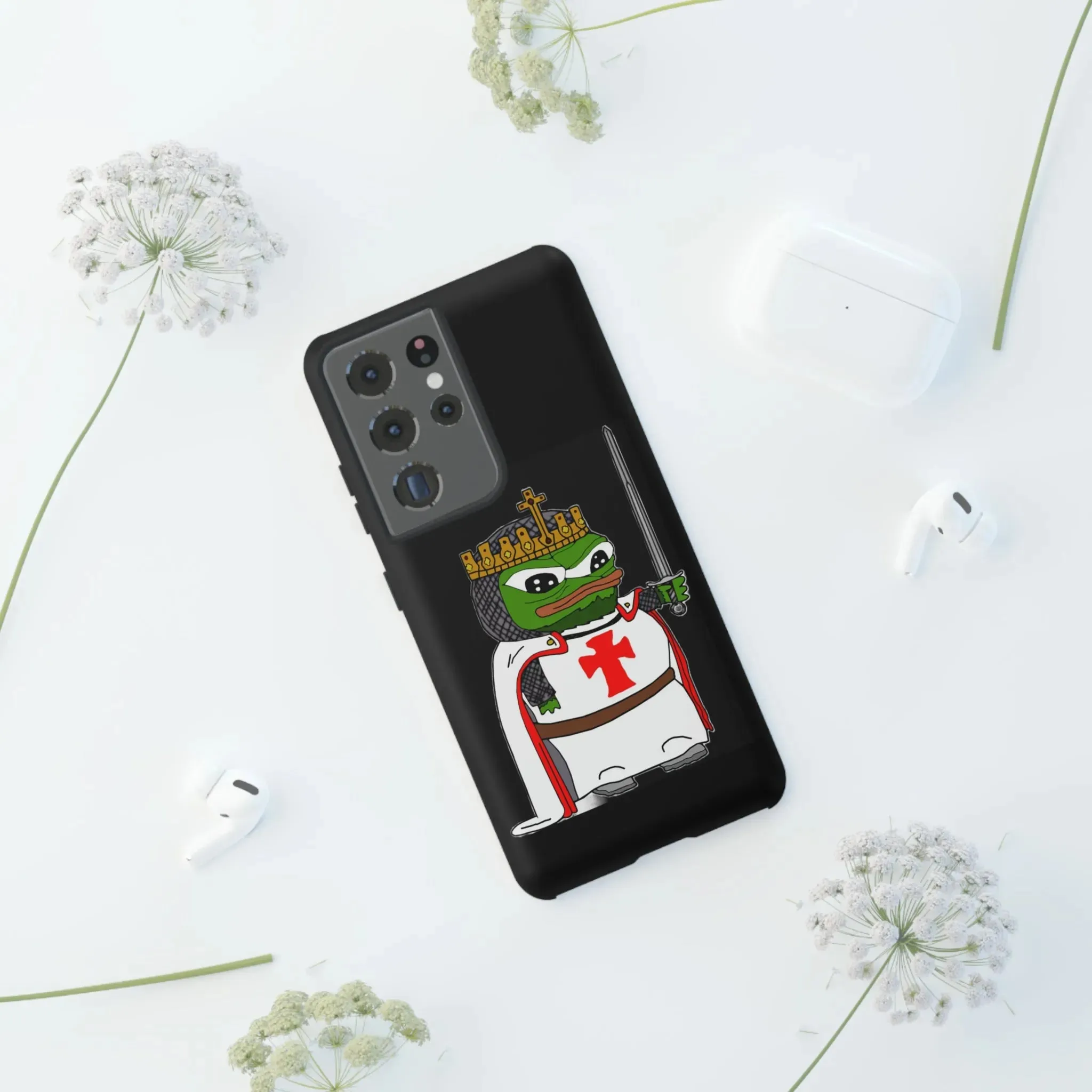 Crusader Pepe Cell Phone Case