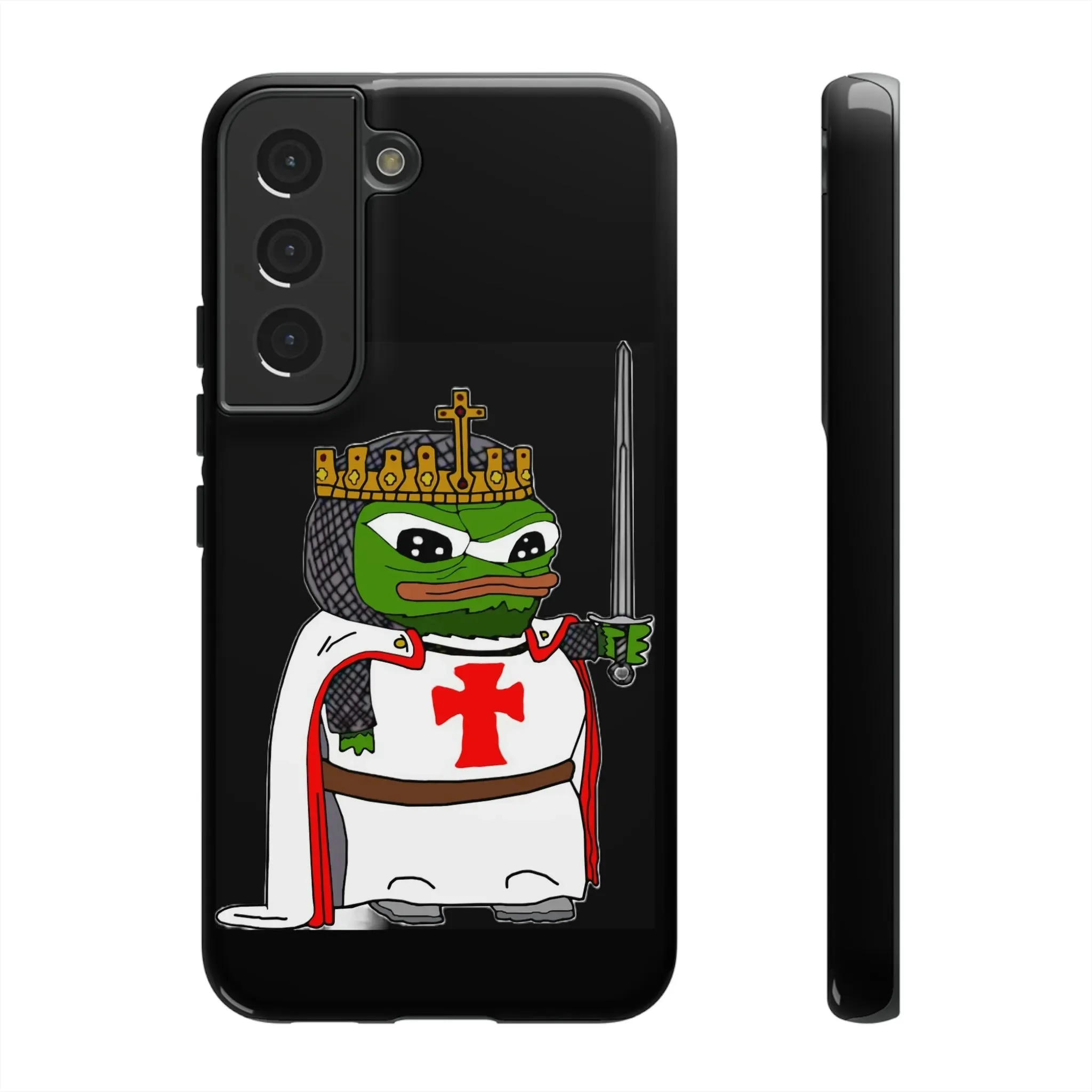 Crusader Pepe Cell Phone Case