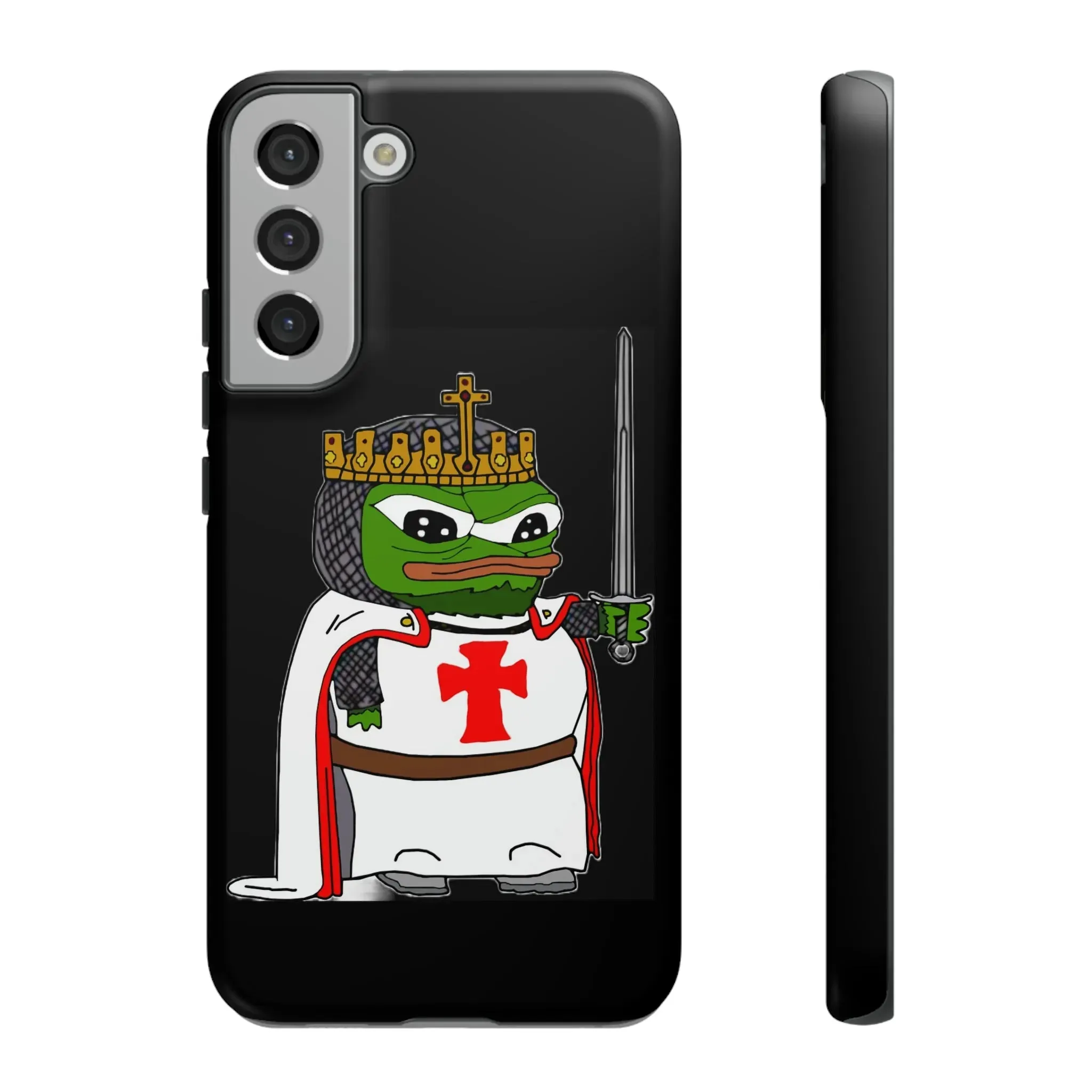 Crusader Pepe Cell Phone Case