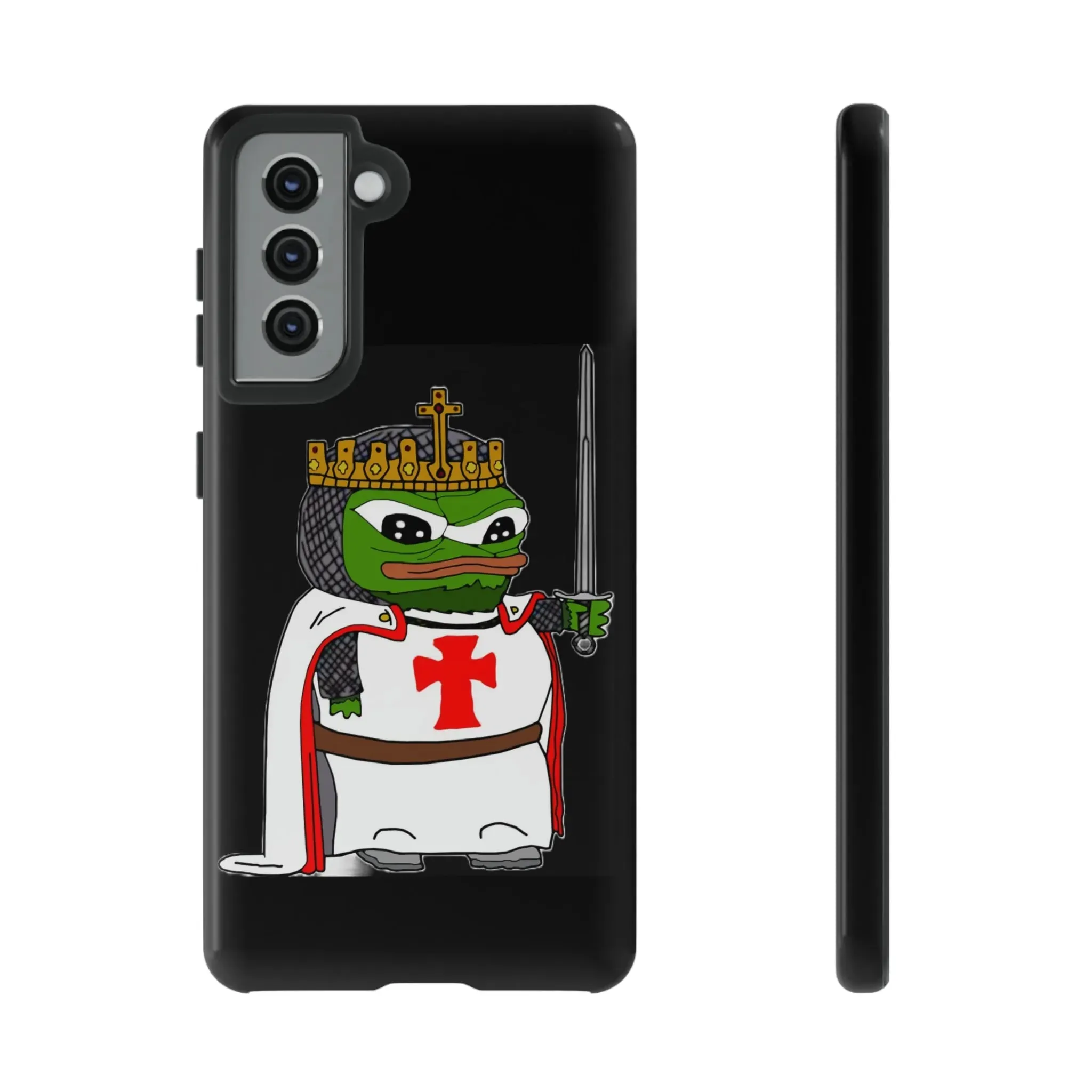 Crusader Pepe Cell Phone Case