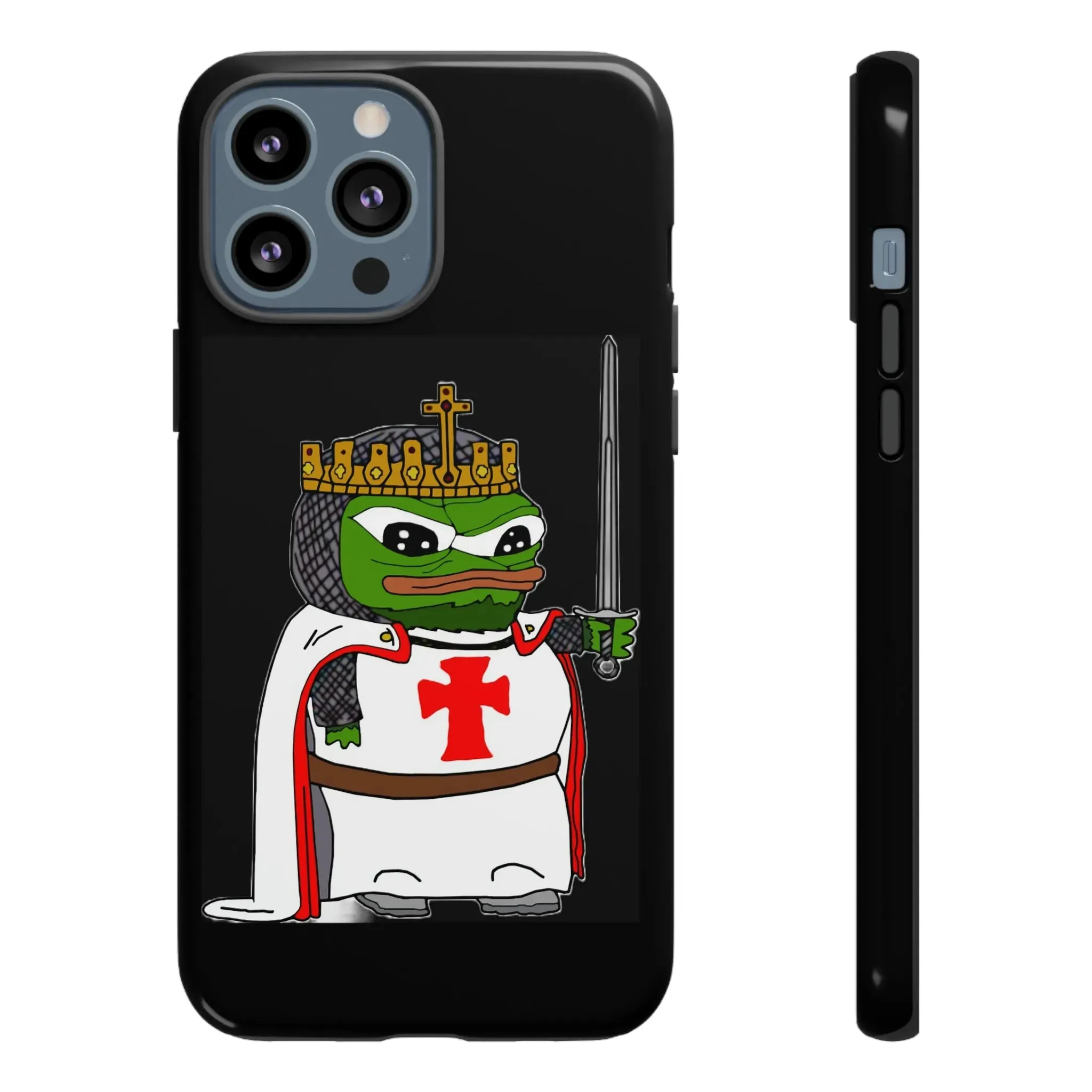 Crusader Pepe Cell Phone Case