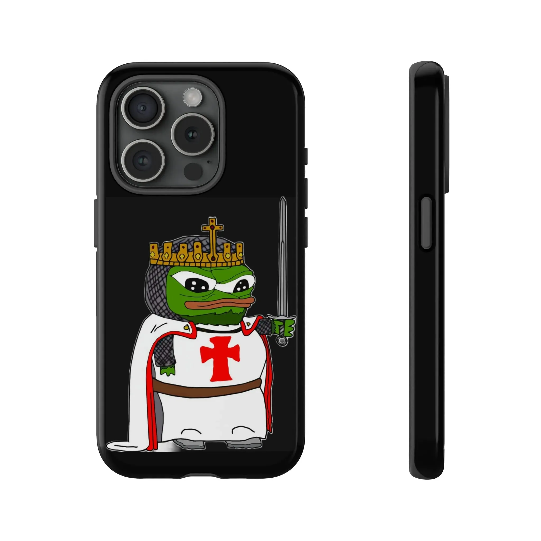 Crusader Pepe Cell Phone Case