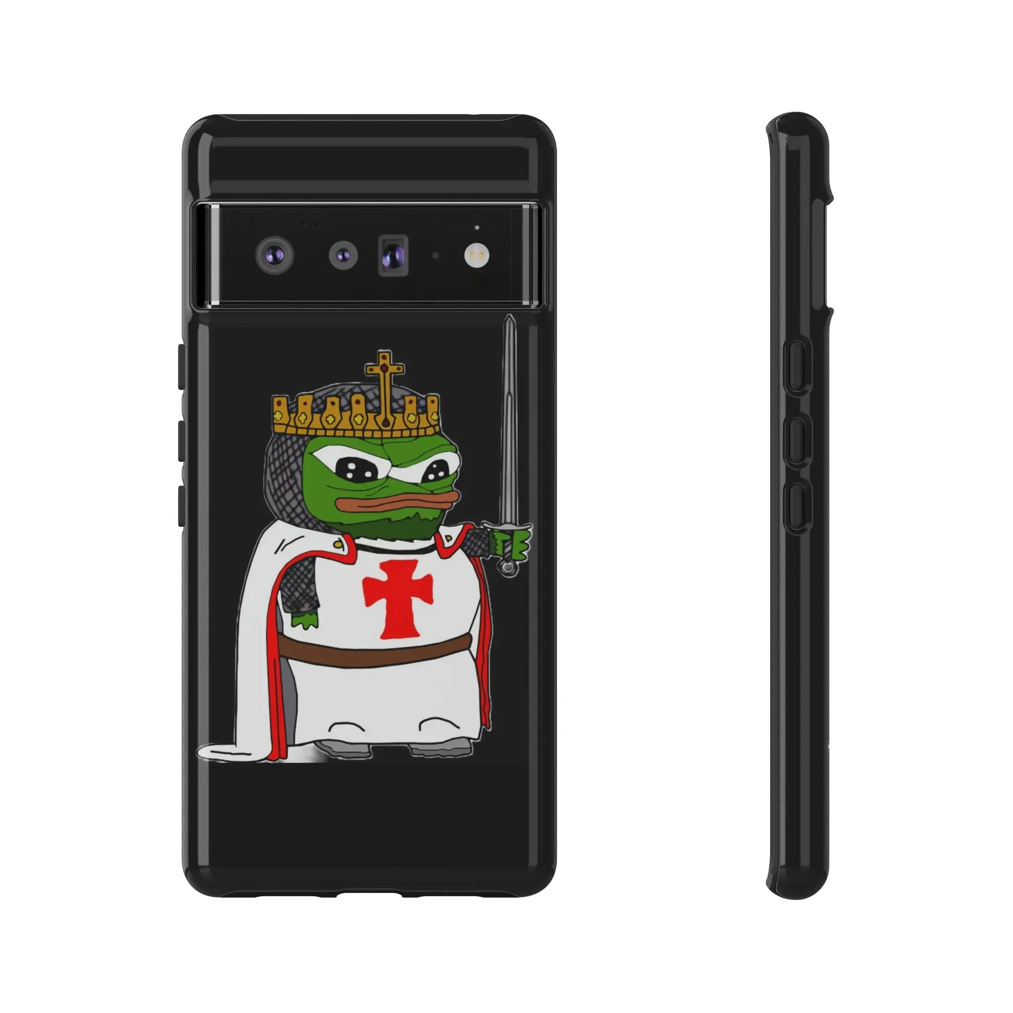 Crusader Pepe Cell Phone Case