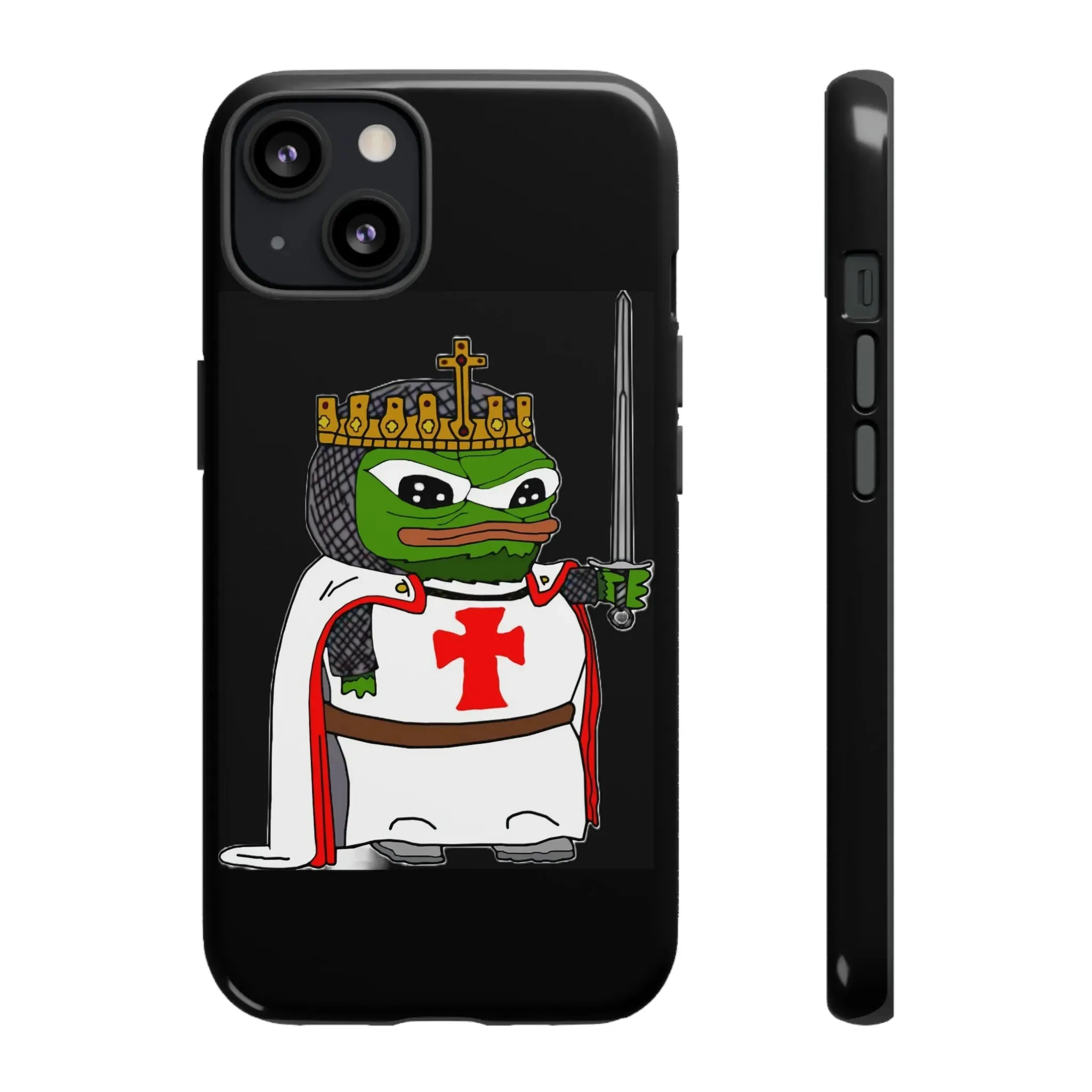 Crusader Pepe Cell Phone Case