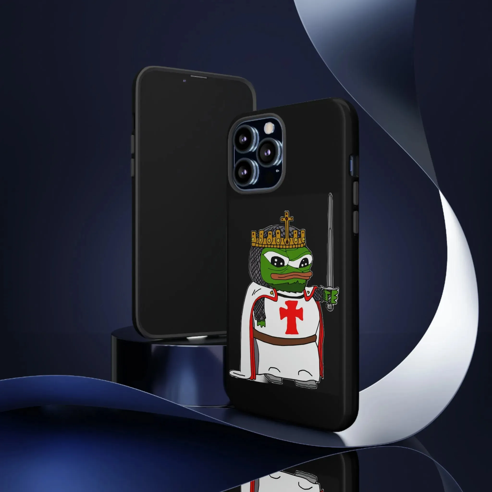 Crusader Pepe Cell Phone Case