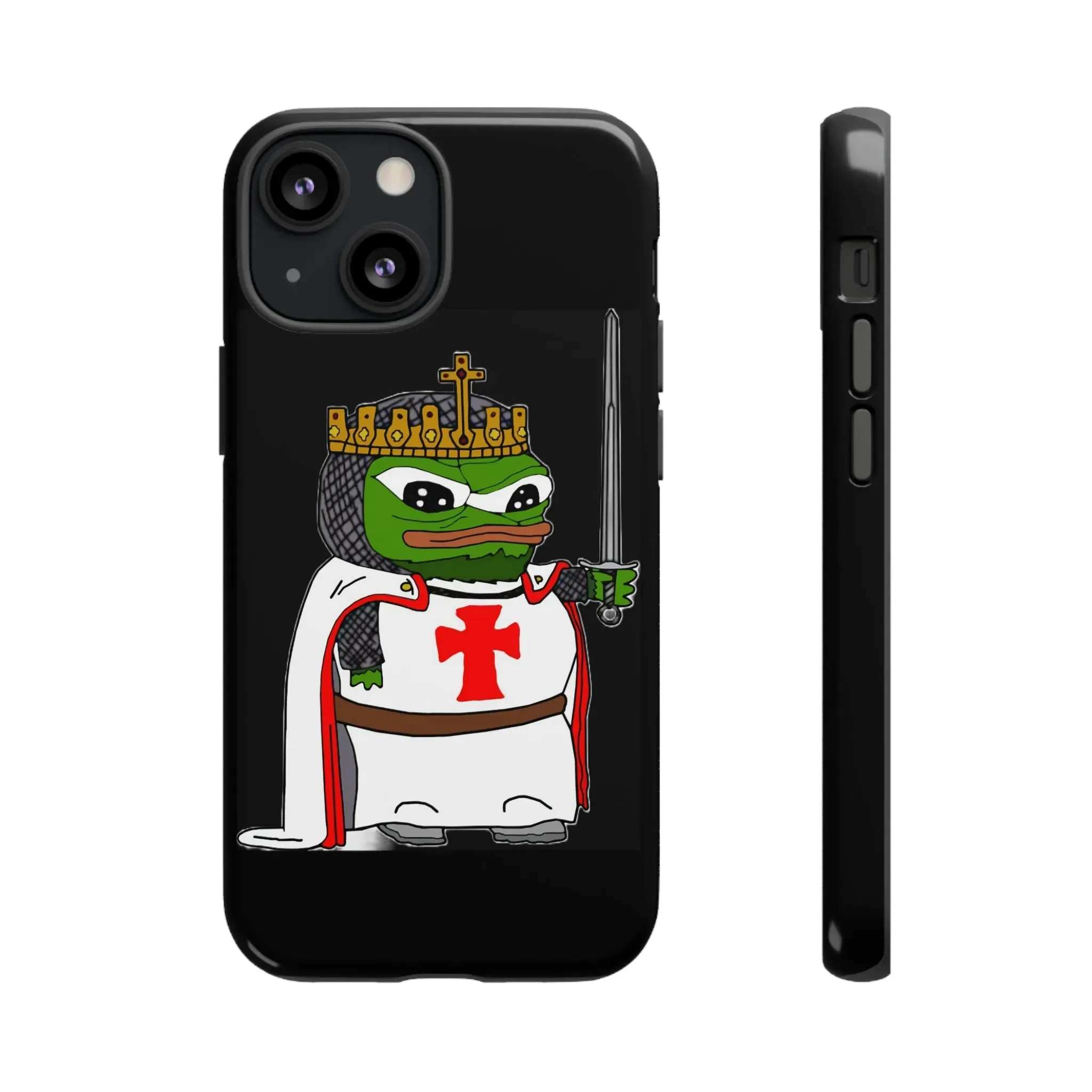 Crusader Pepe Cell Phone Case