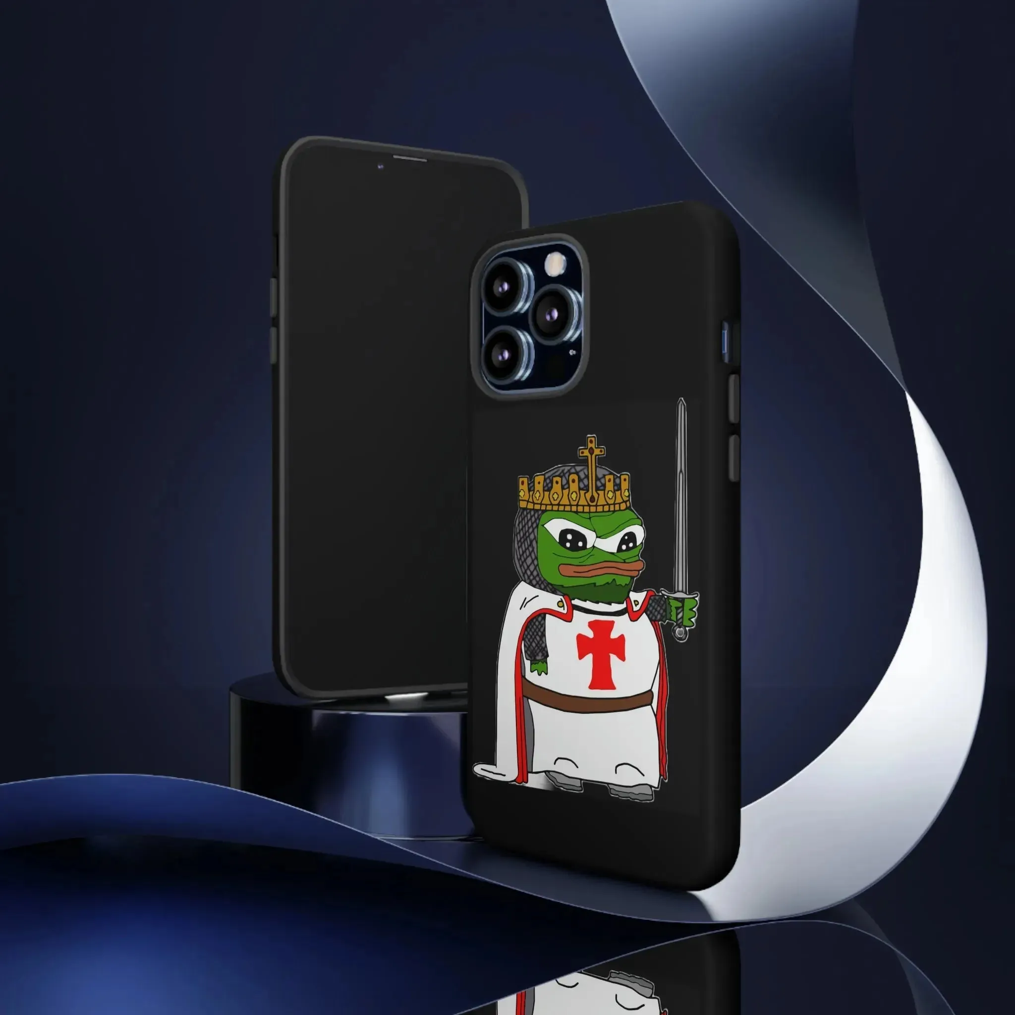 Crusader Pepe Cell Phone Case