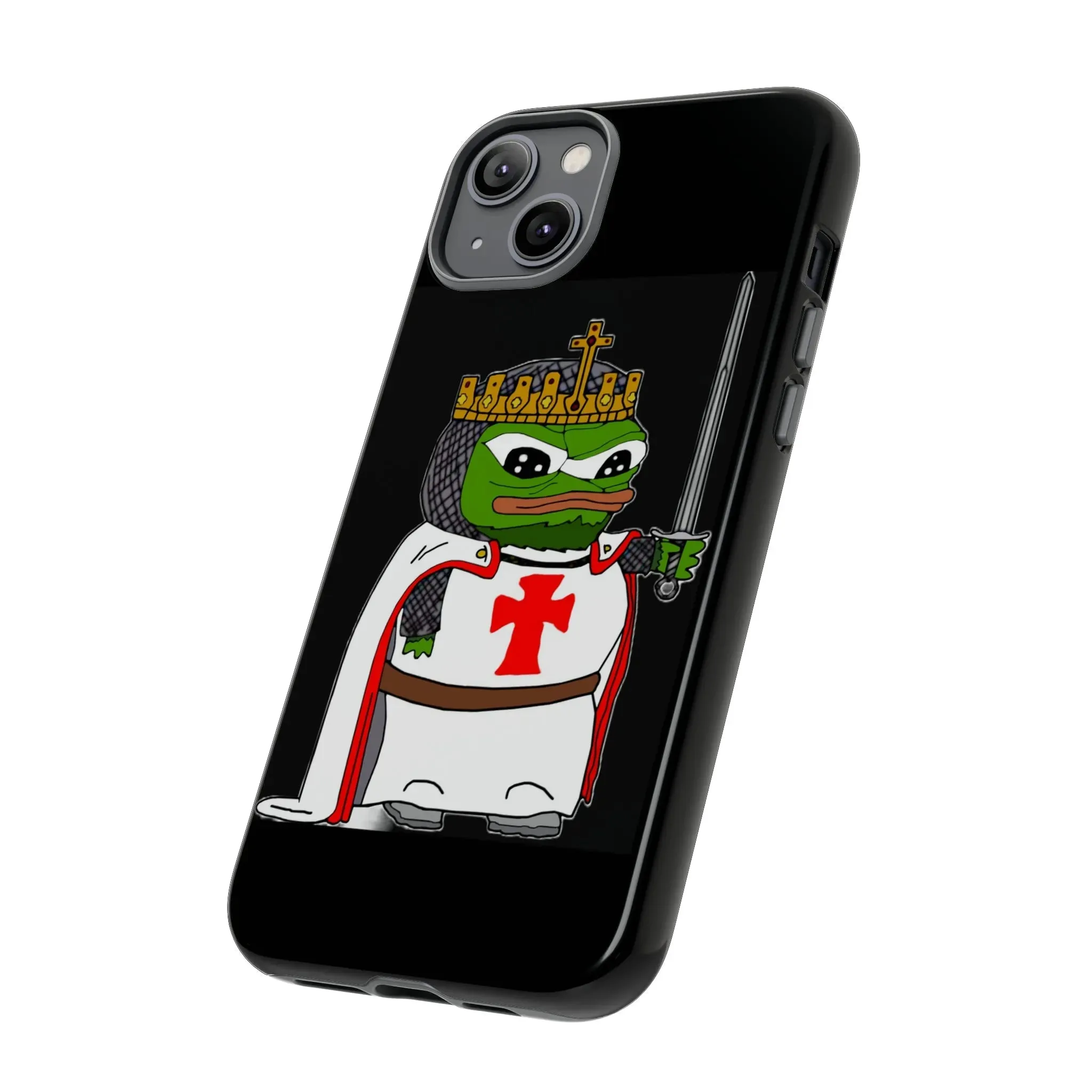 Crusader Pepe Cell Phone Case